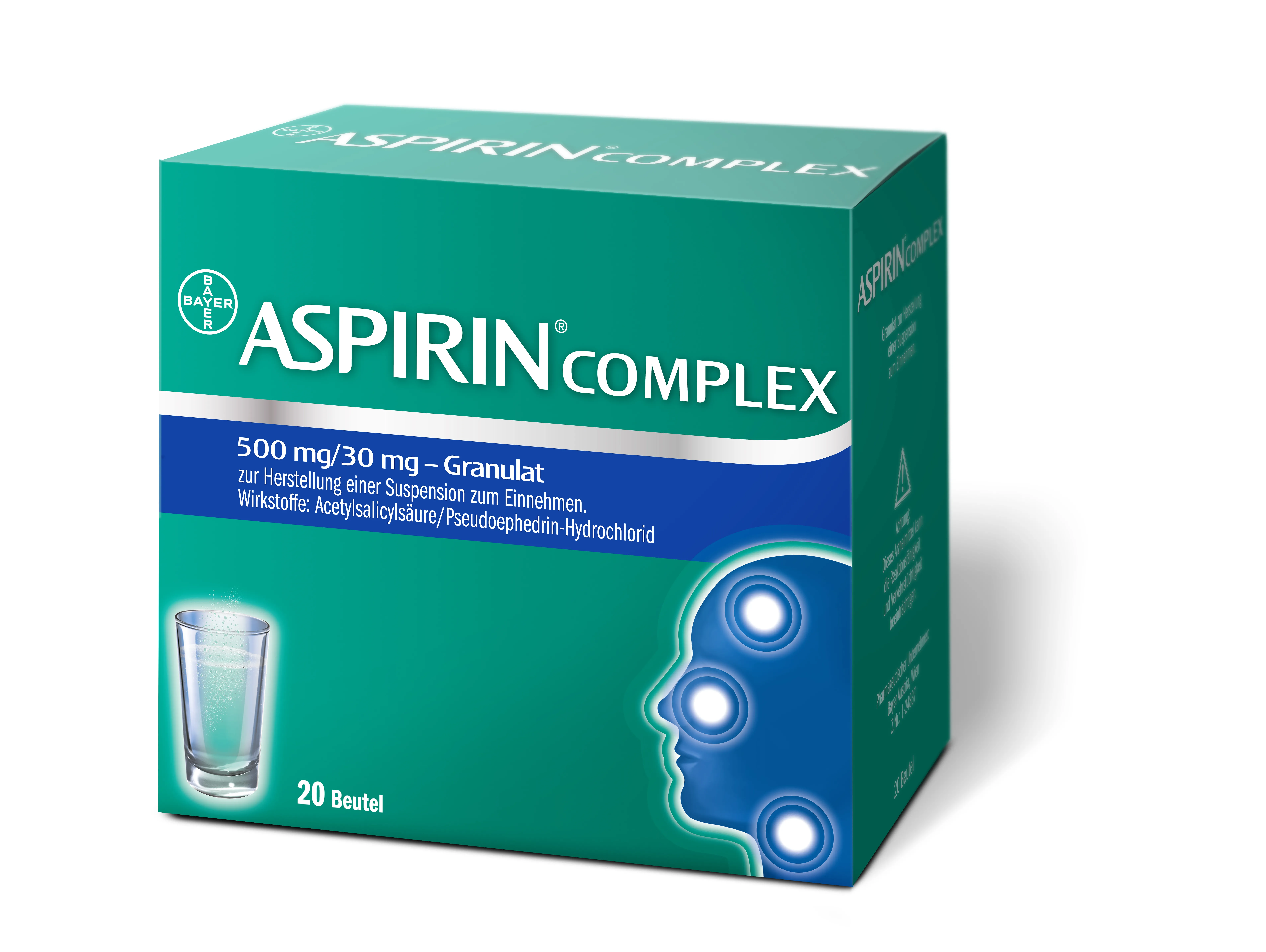Aspirin Complex Granulat 500/30mg 20 Beutel