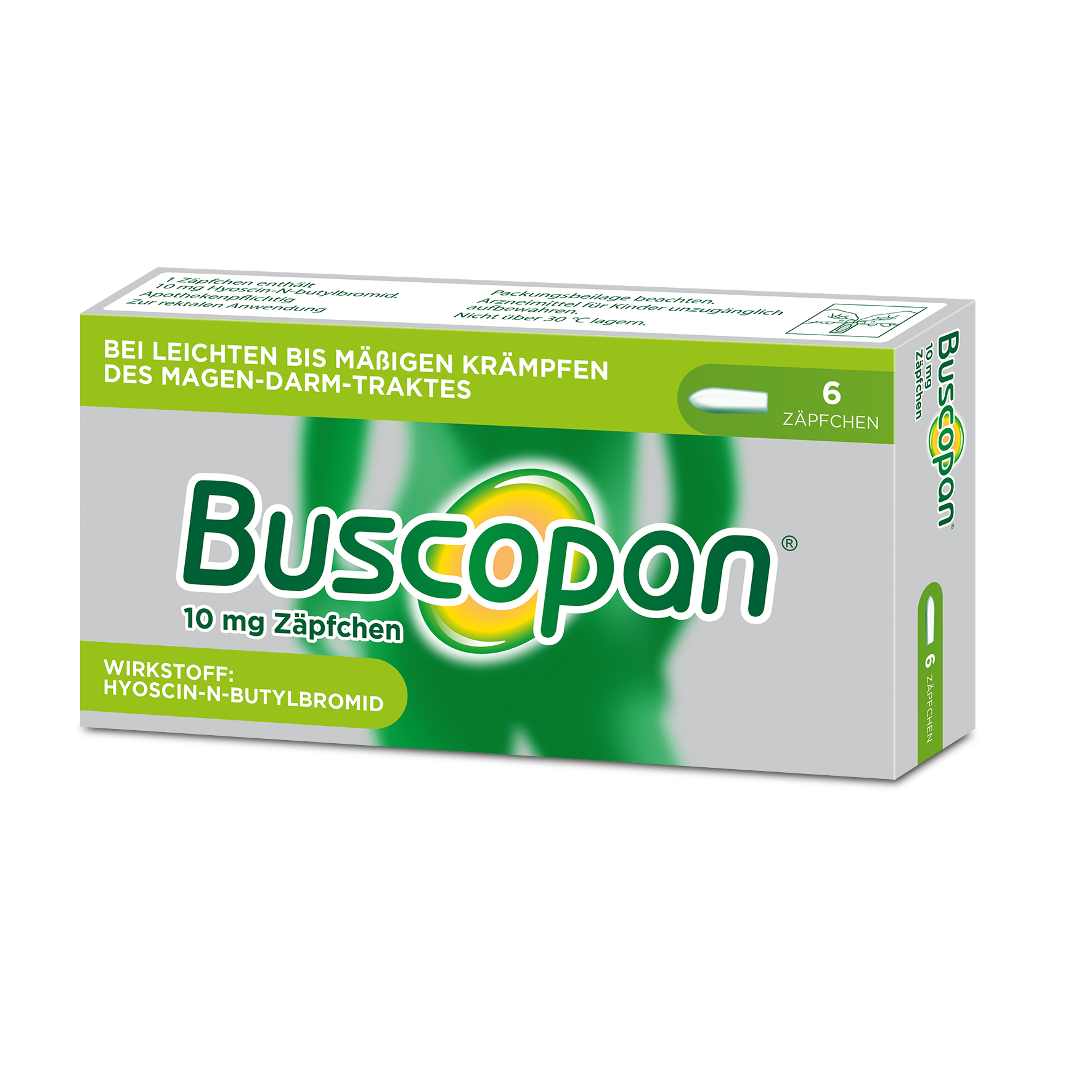 BUSCOPAN SUPP 10MG