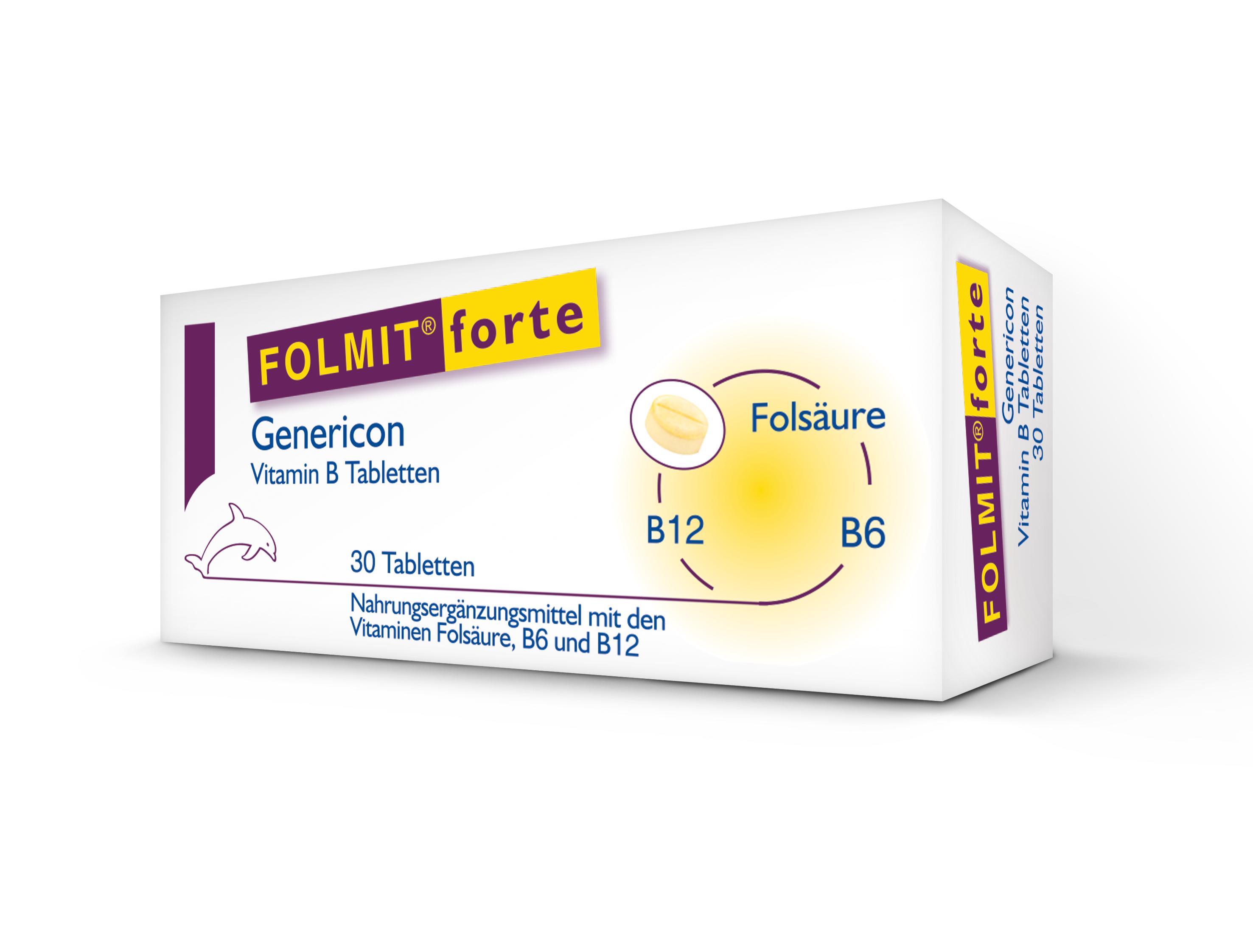 FOLMIT® forte Genericon Vitamin B Tabletten
