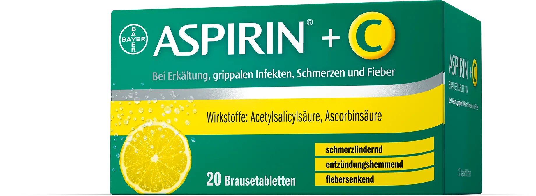 Aspirin +C Brausetabletten 20 Stück