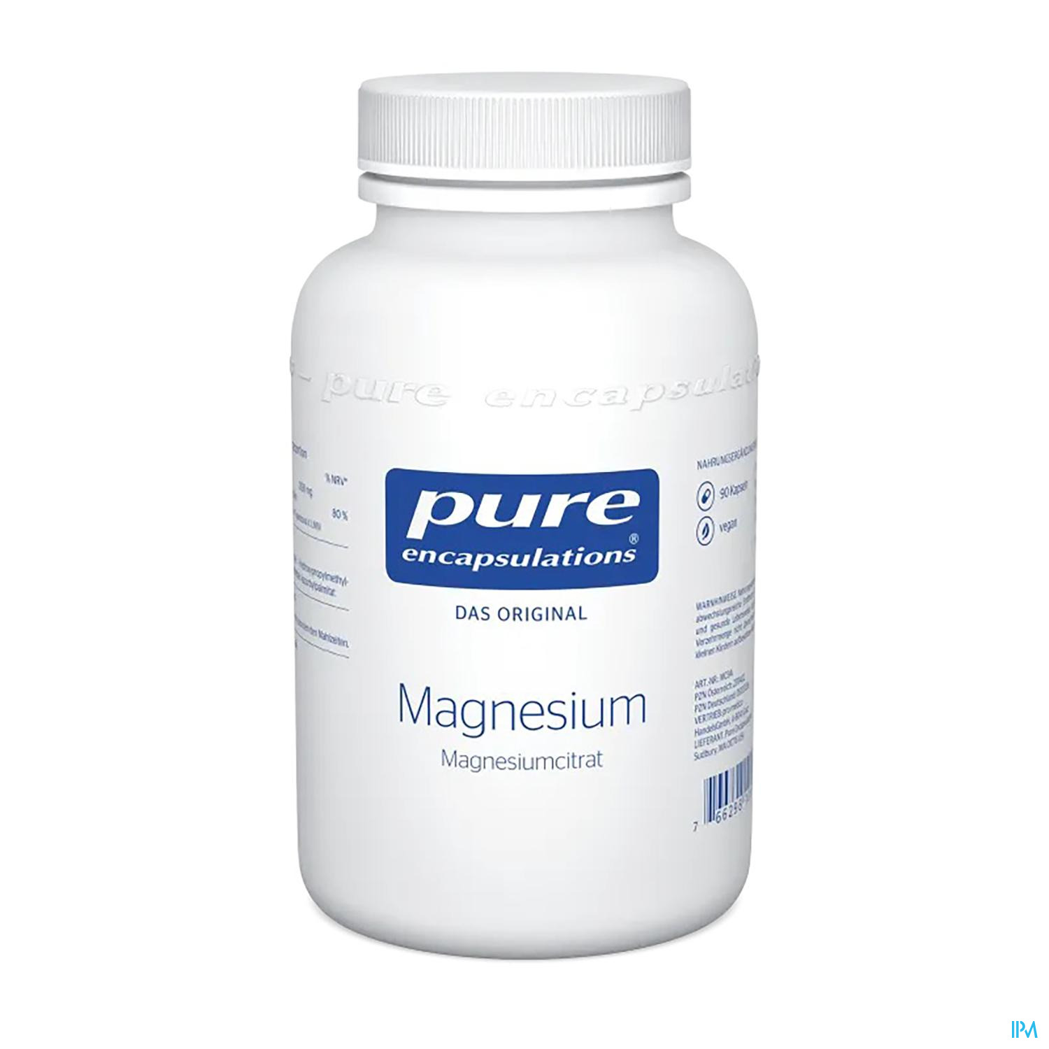 Pure Encapsulations Magnesium Magnesiumcitrat 90 Kapseln