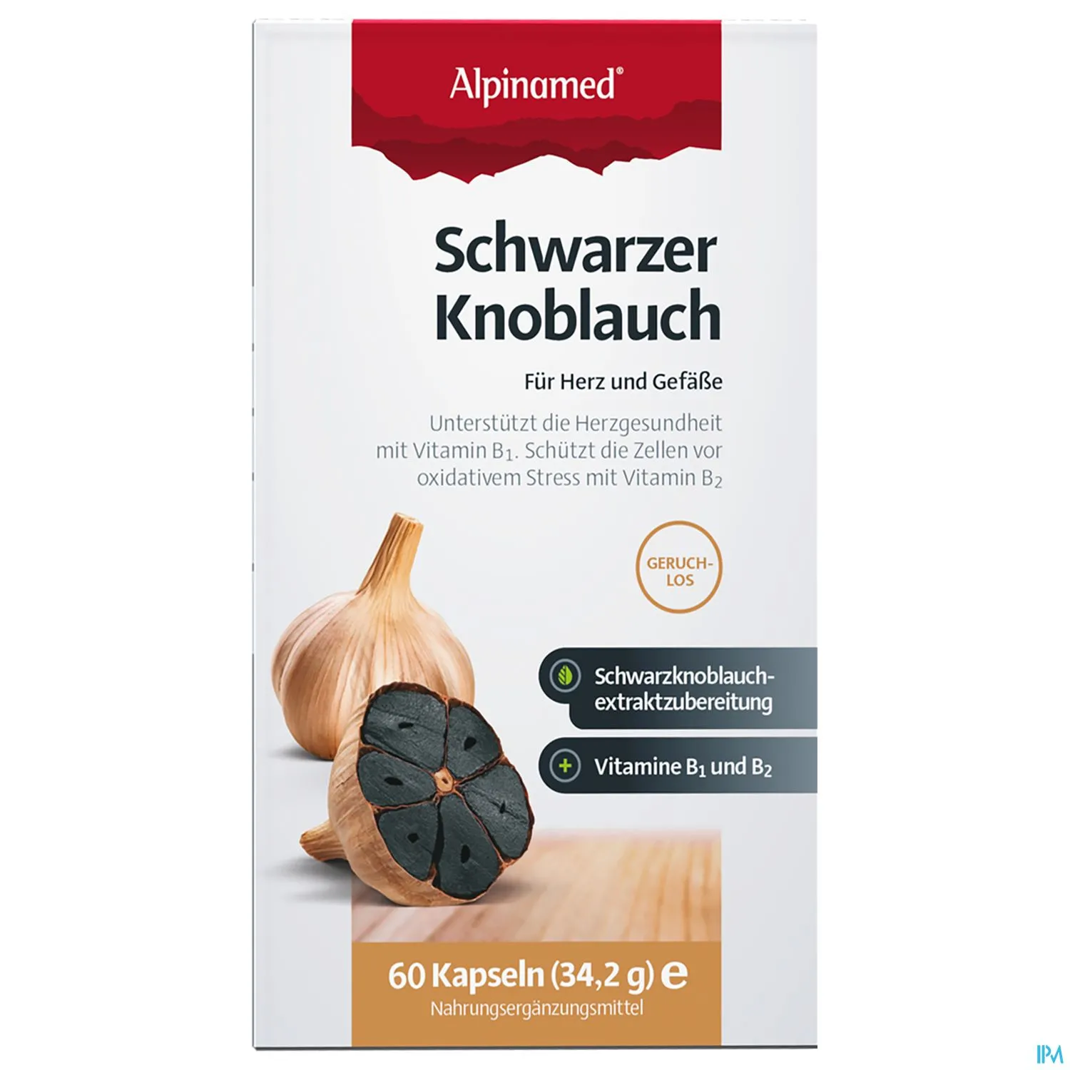 Knoblauch Kapseln Schwarz Vegan -alpinamed 60st
