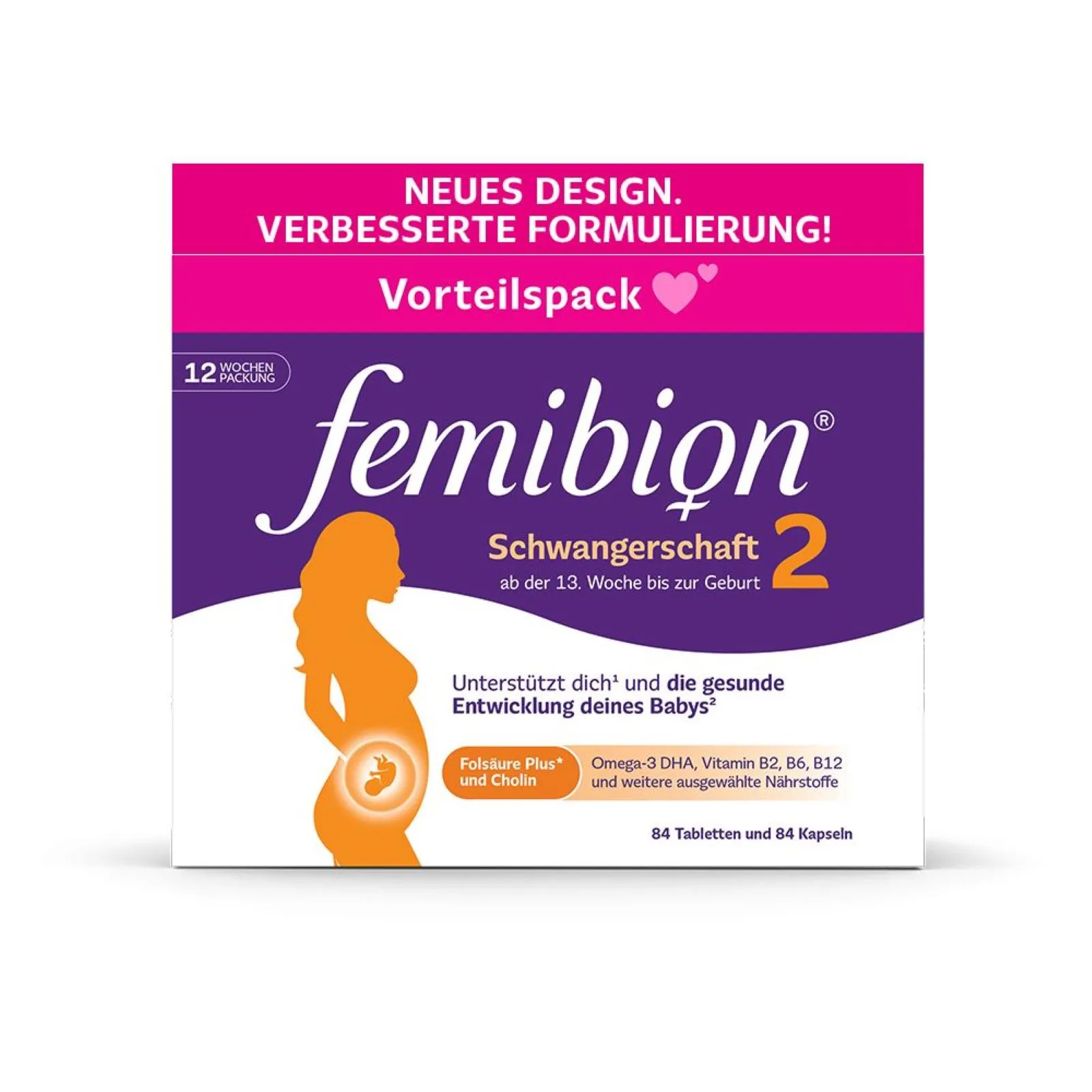 FEMIBION SCHWANGERSCHAFT 2 TABLETTEN/KAPSELN