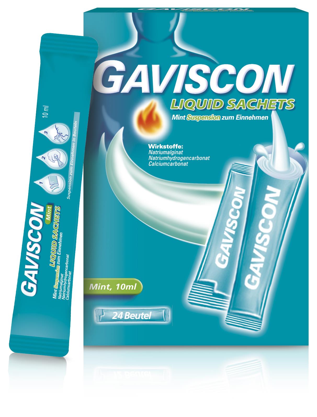 GAVISCON MINT LIQU SACH 10ML