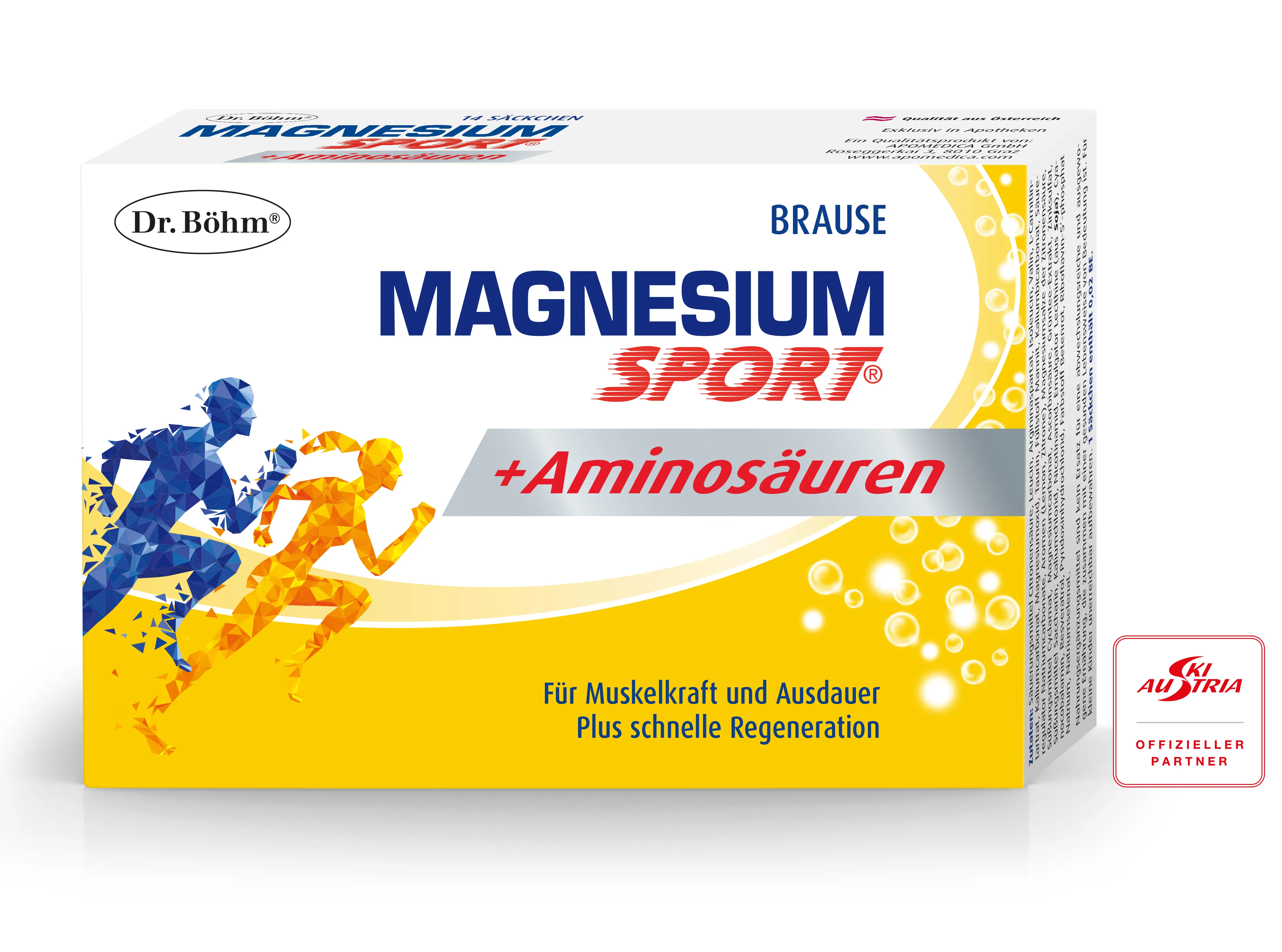 Dr. Böhm Magnesium Sport + Aminosäuren 14 Beutel