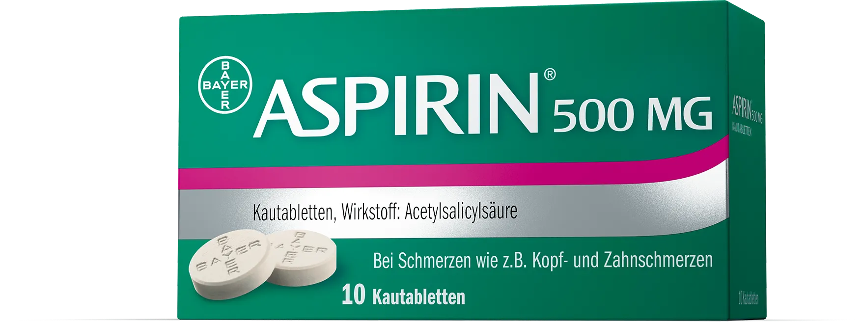 Aspirin Kautabletten 500mg 10 Stück