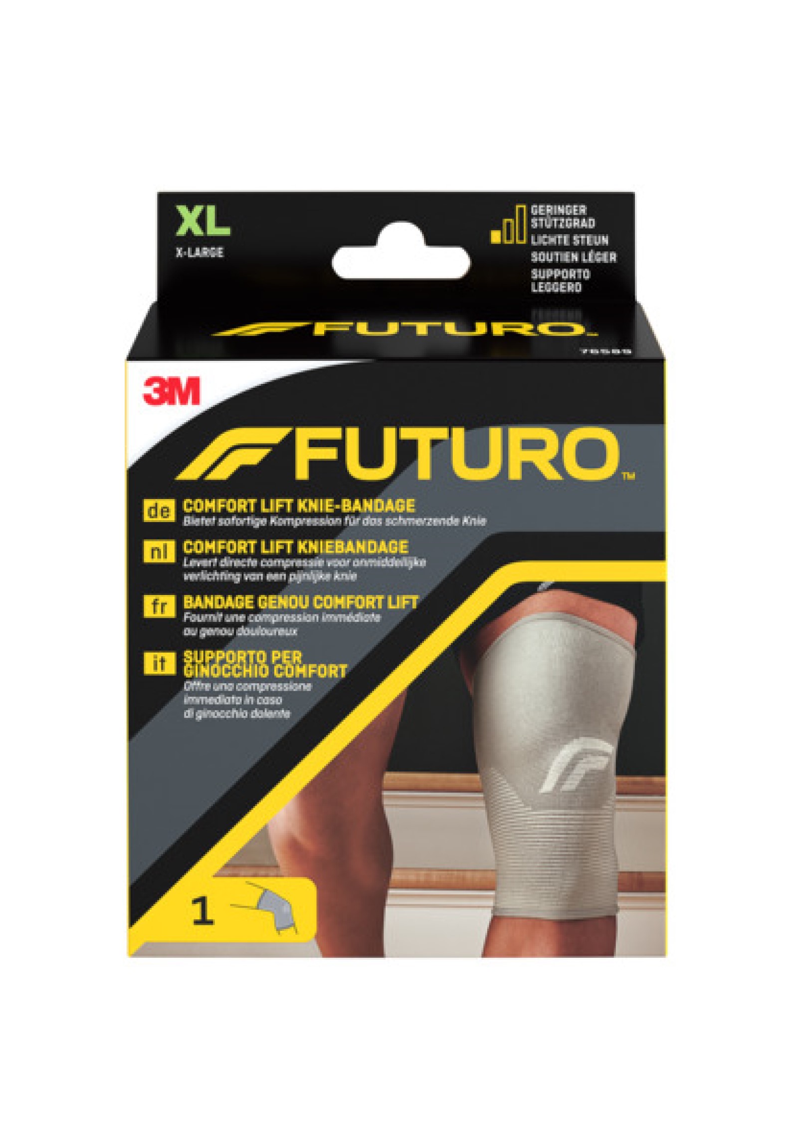 FUTURO™ Comfort Lift Knie-Bandage 76589 , XL (49.5 - 55.9 cm)