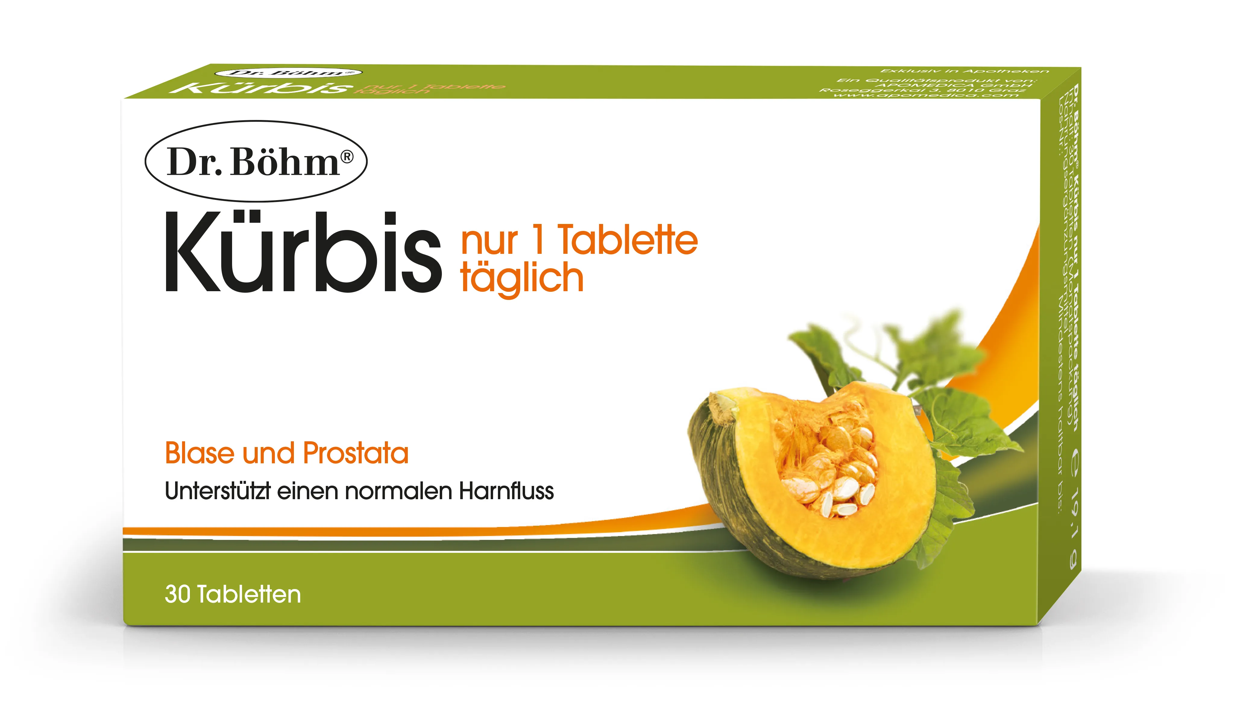 Dr. Böhm Kürbis nur 1 Tablette täglich