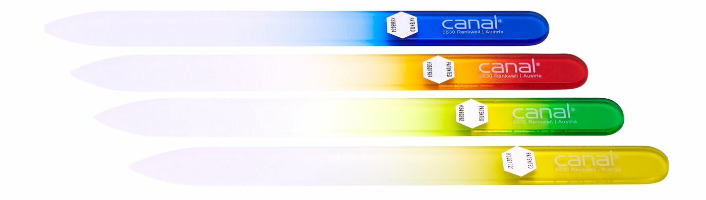 CANAL GLASFEILE FARBIG 14CM 4026