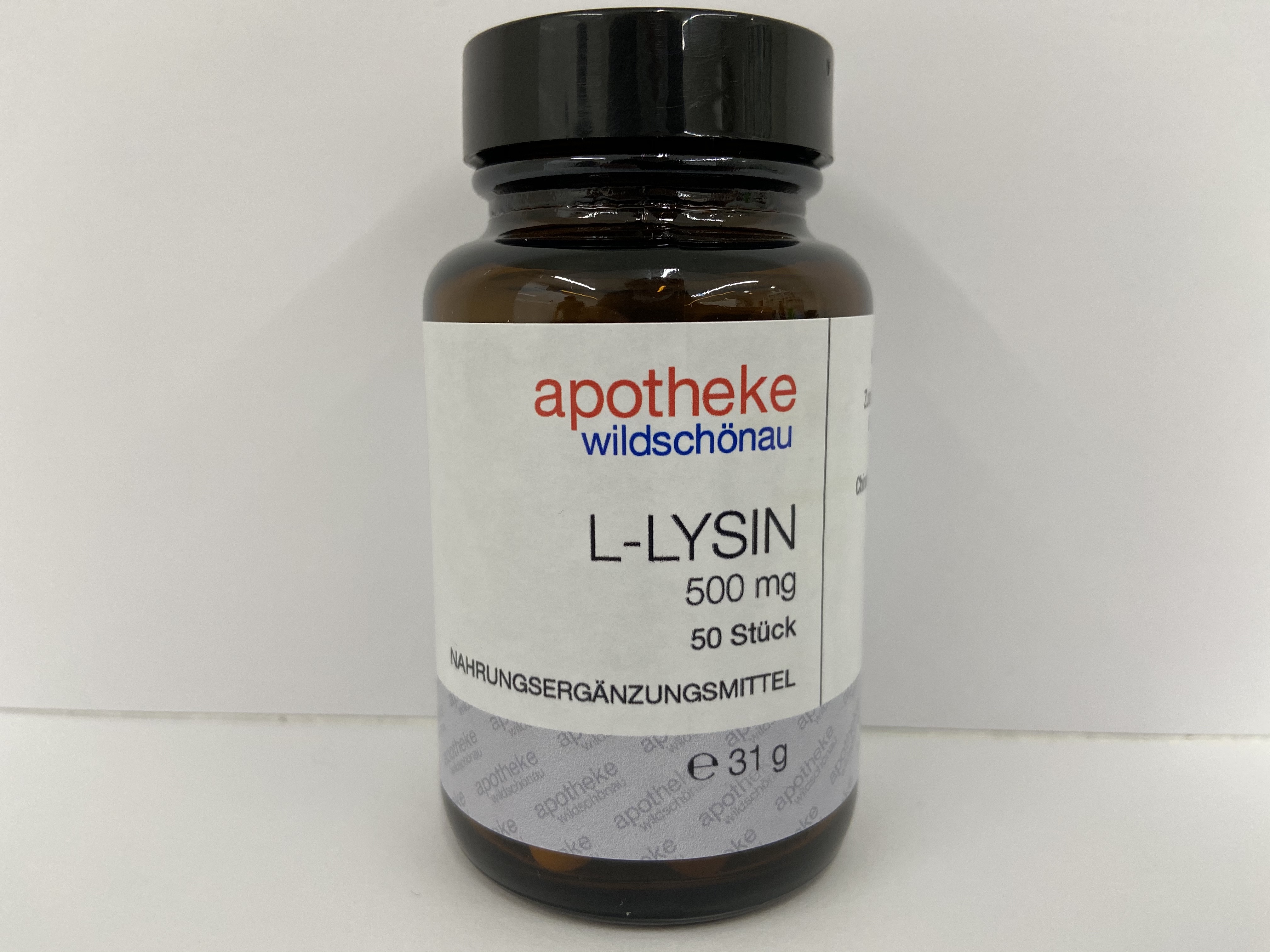 Apotheke Wildschönau - L Lysin 500 mg 60 St