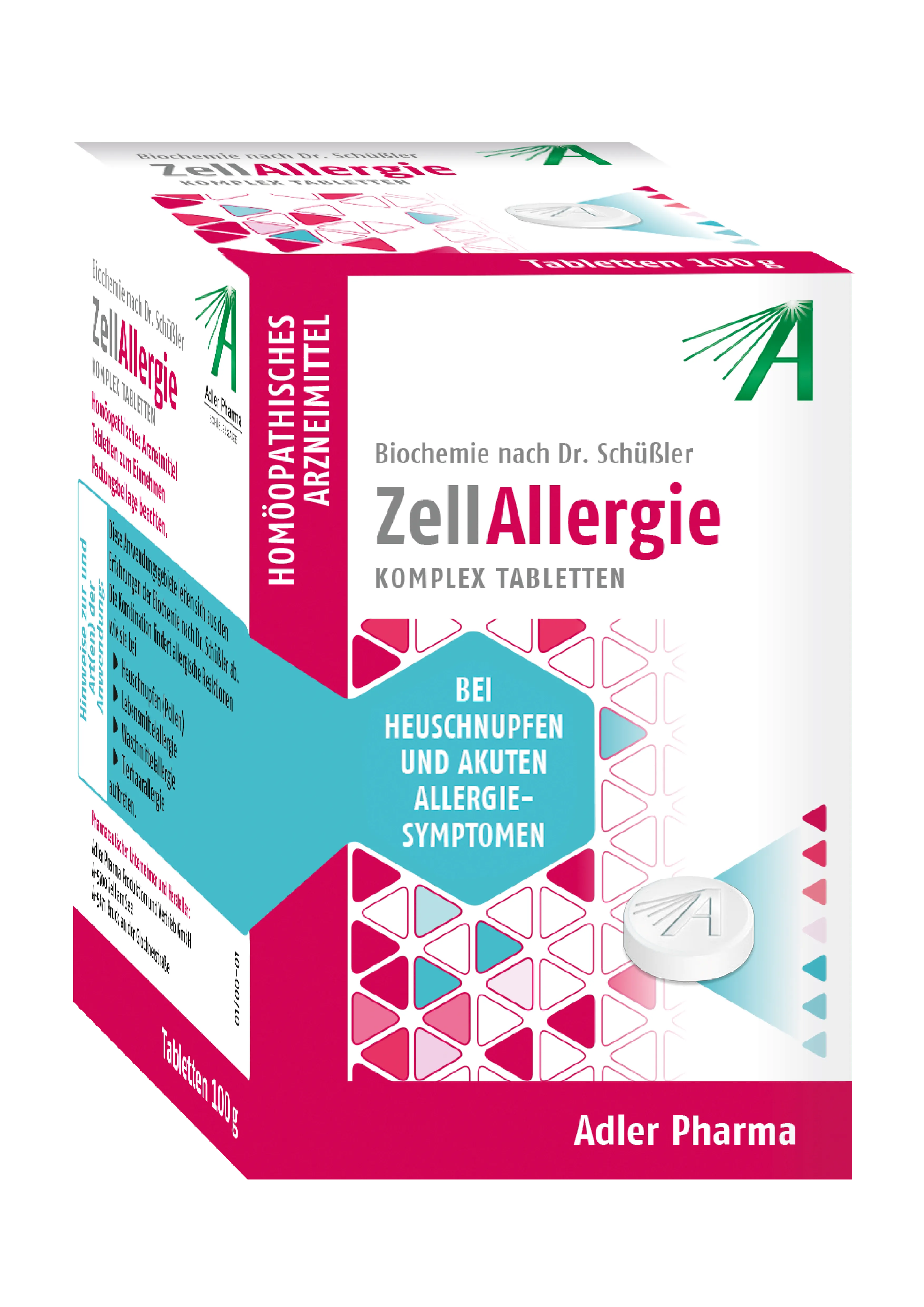 Adler Zell Allergie Tbl. Biochemie nach Dr. Schüßler