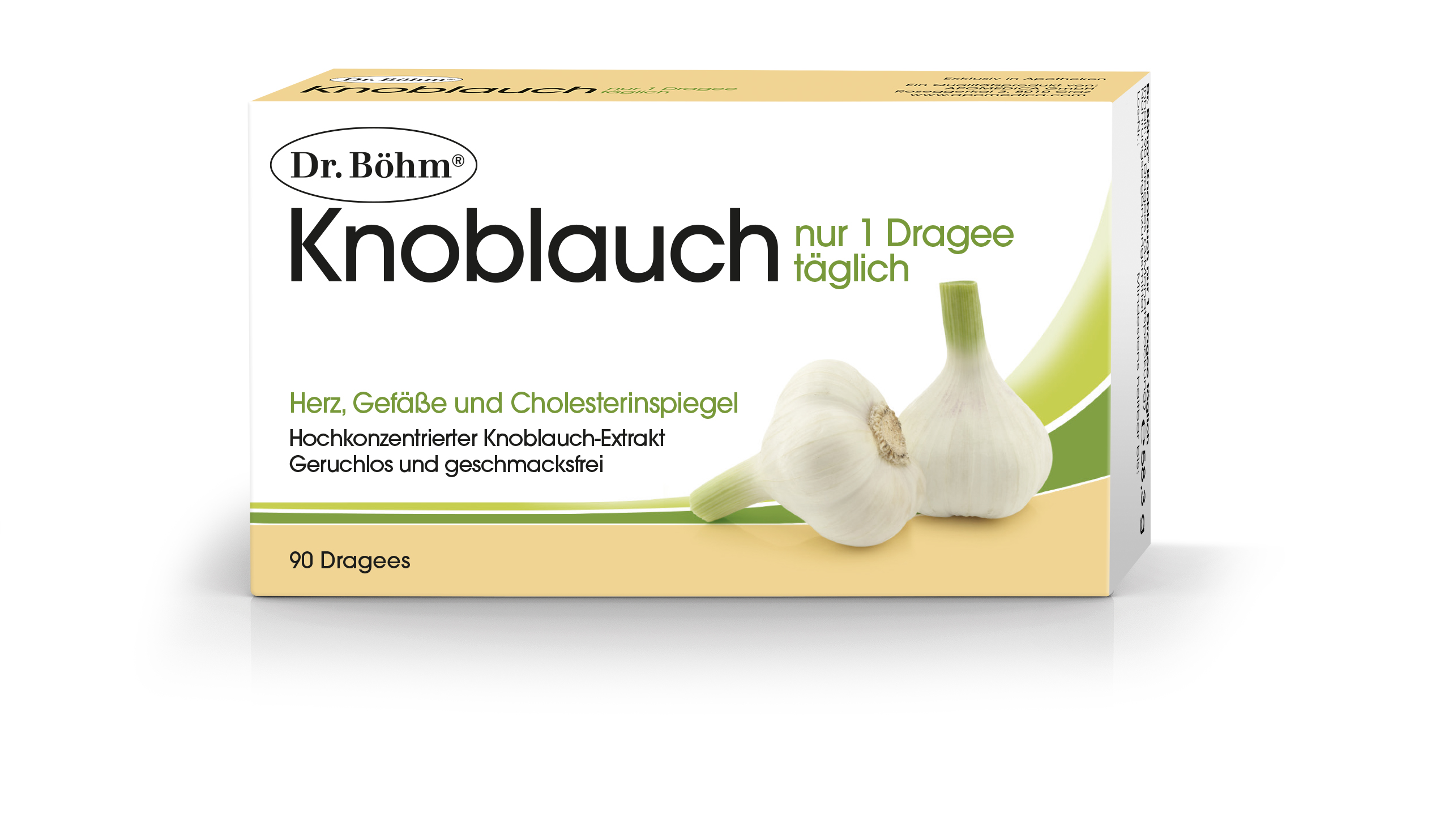 Dr. Böhm Knoblauch nur 1 Dragee täglich