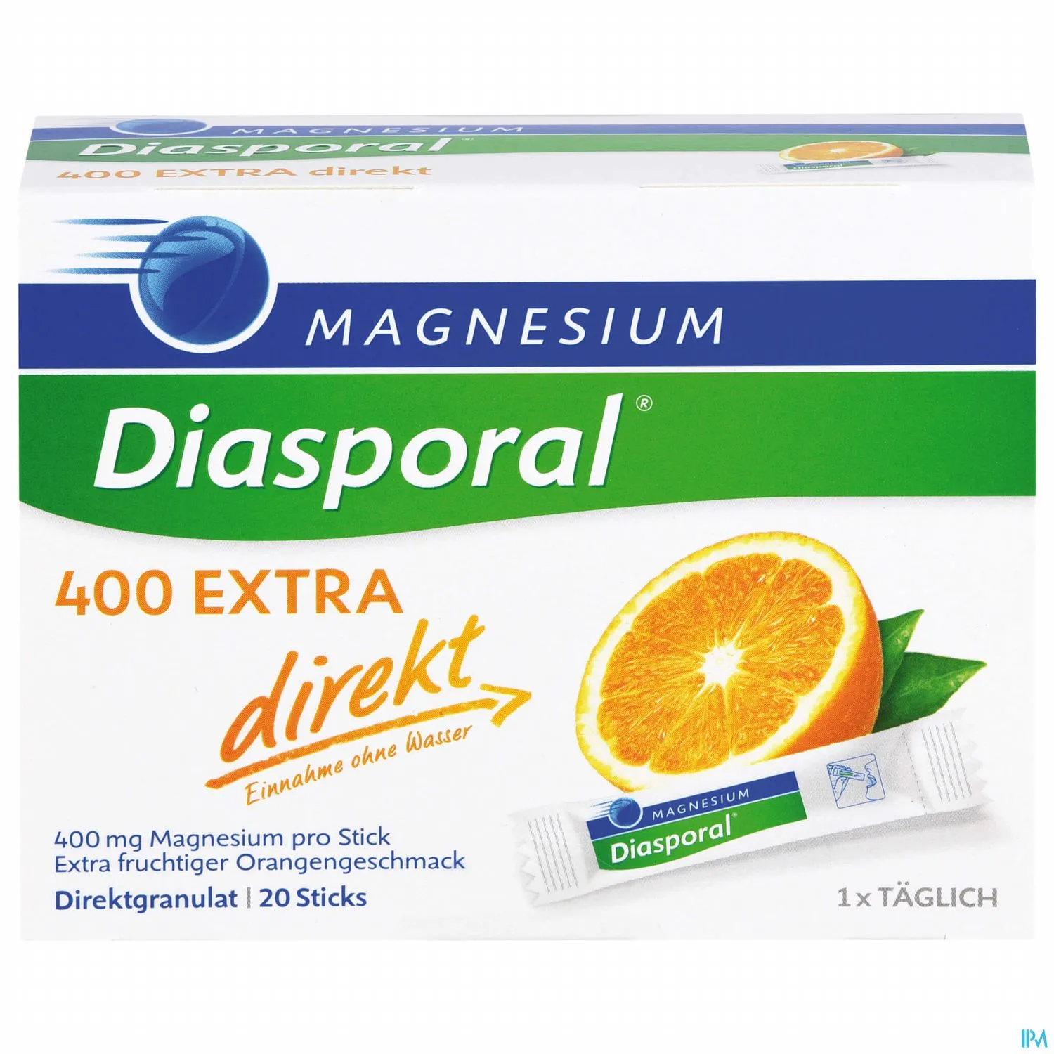 Magnesium Diasporal/400 Extra Direkt Direktgranulat 20st