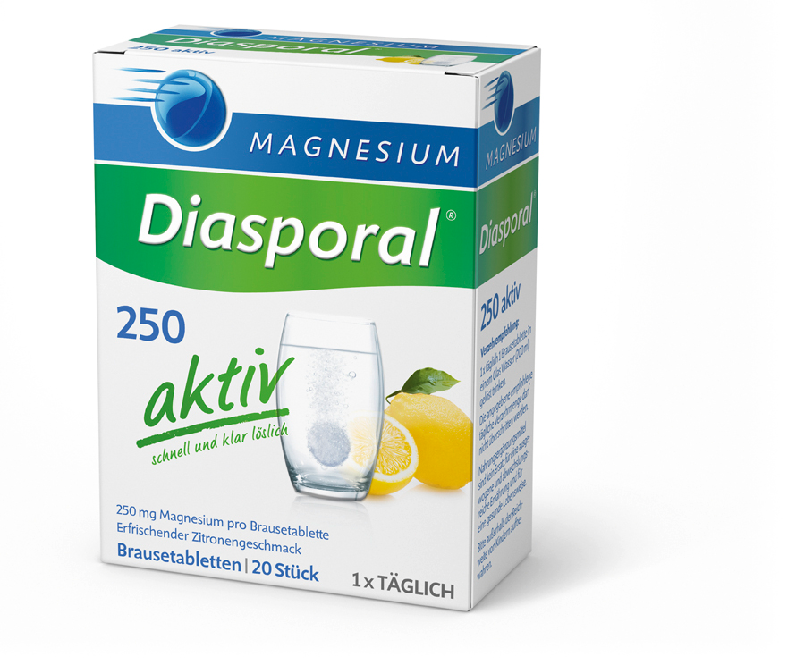 MAGNESIUM DIASPORAL AKTIV 250MG BRAUSETABLETTEN