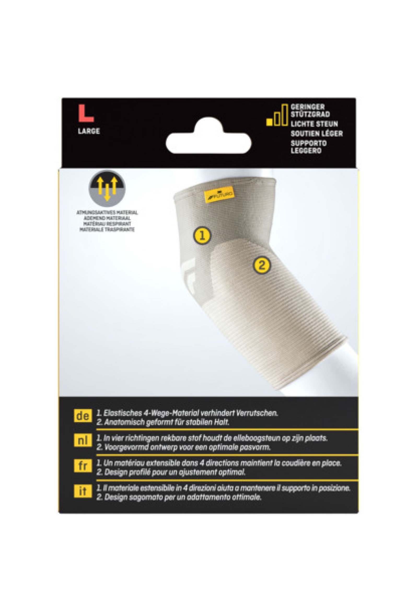 FUTURO™ Comfort Lift Ellenbogen-Bandage 76579, L (28.0 - 30.5 cm)