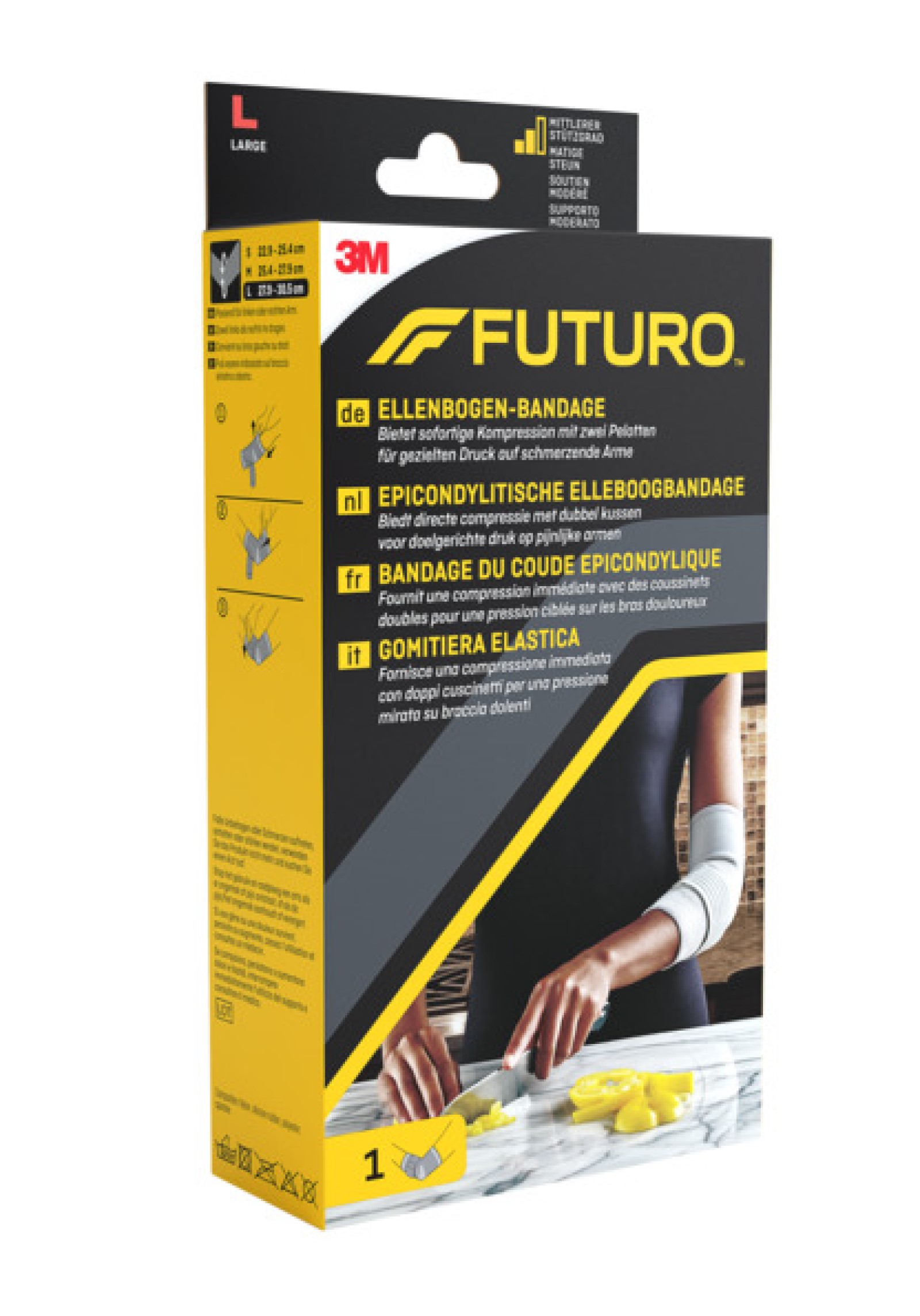 FUTURO™ Ellenbogen-Bandage 47863, L (27.9 - 30.5 cm)