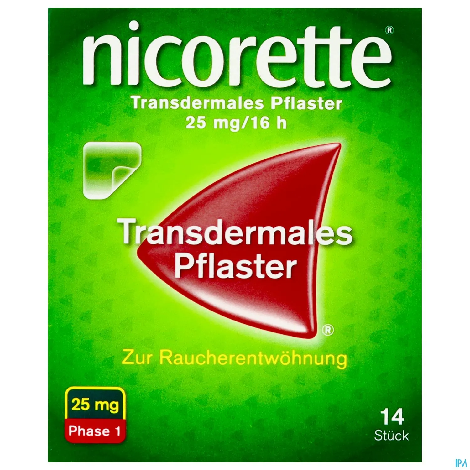 Nicorette Transdermales Pflaster 25mg/16h 14st