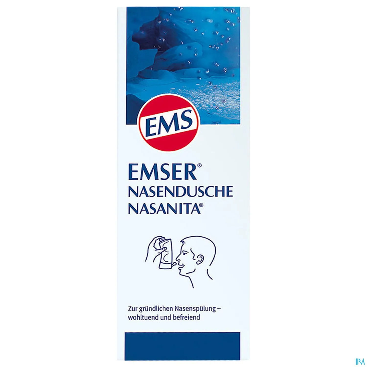 Emser Kombipack Nasendusche Plus 4x Nasenspuelsalz 2,5g 1pk