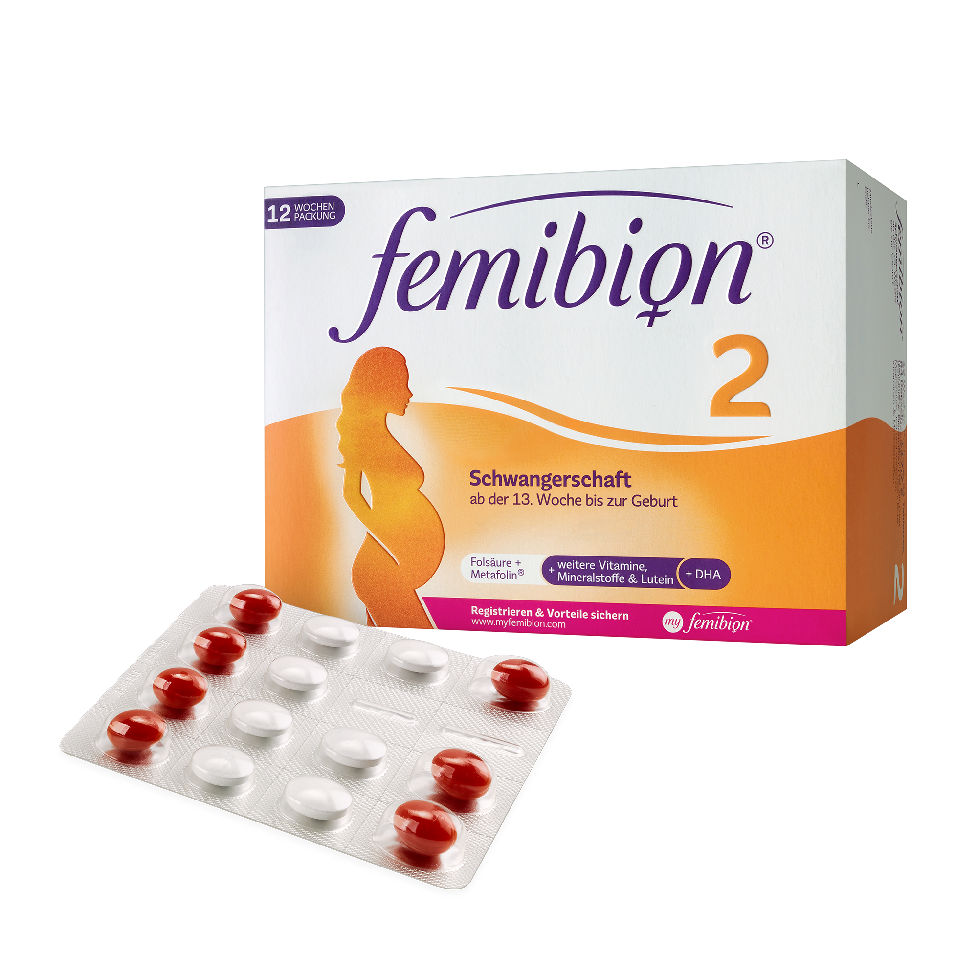 FEMIBION SCHWANGERSCHAFT 2 TABLETTEN/KAPSELN