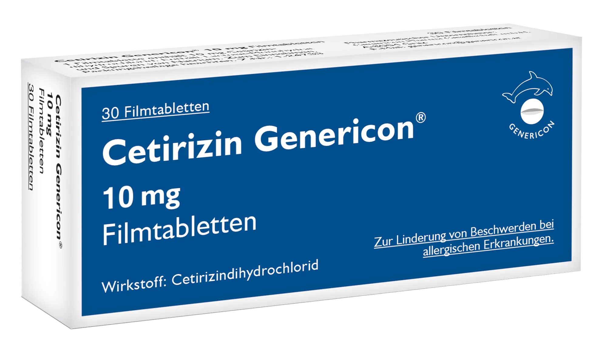 CETIRIZIN GENERICON FILMTABLETTEN 10MG