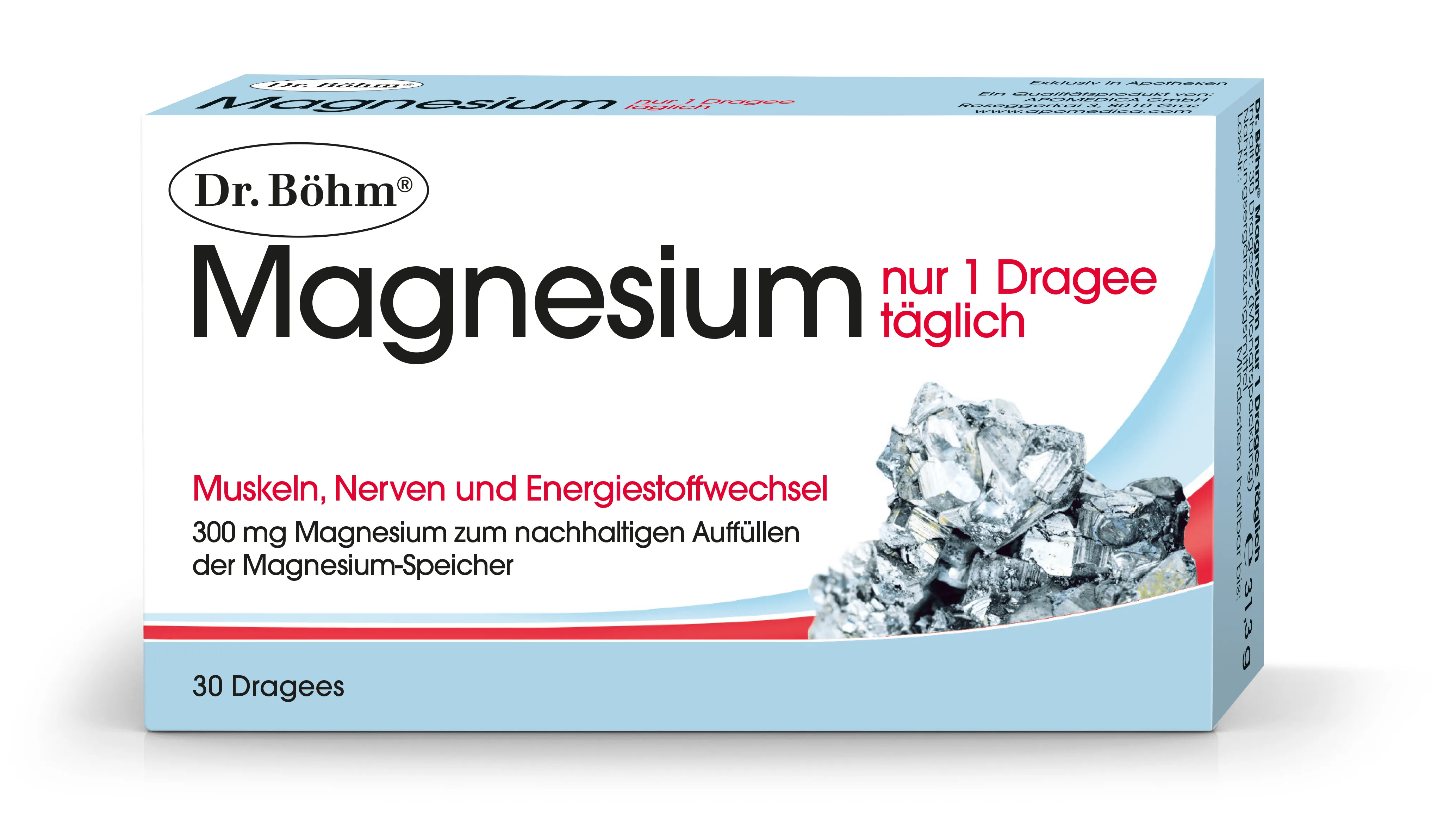 Dr. Böhm Magnesium nur 1 Dragee täglich