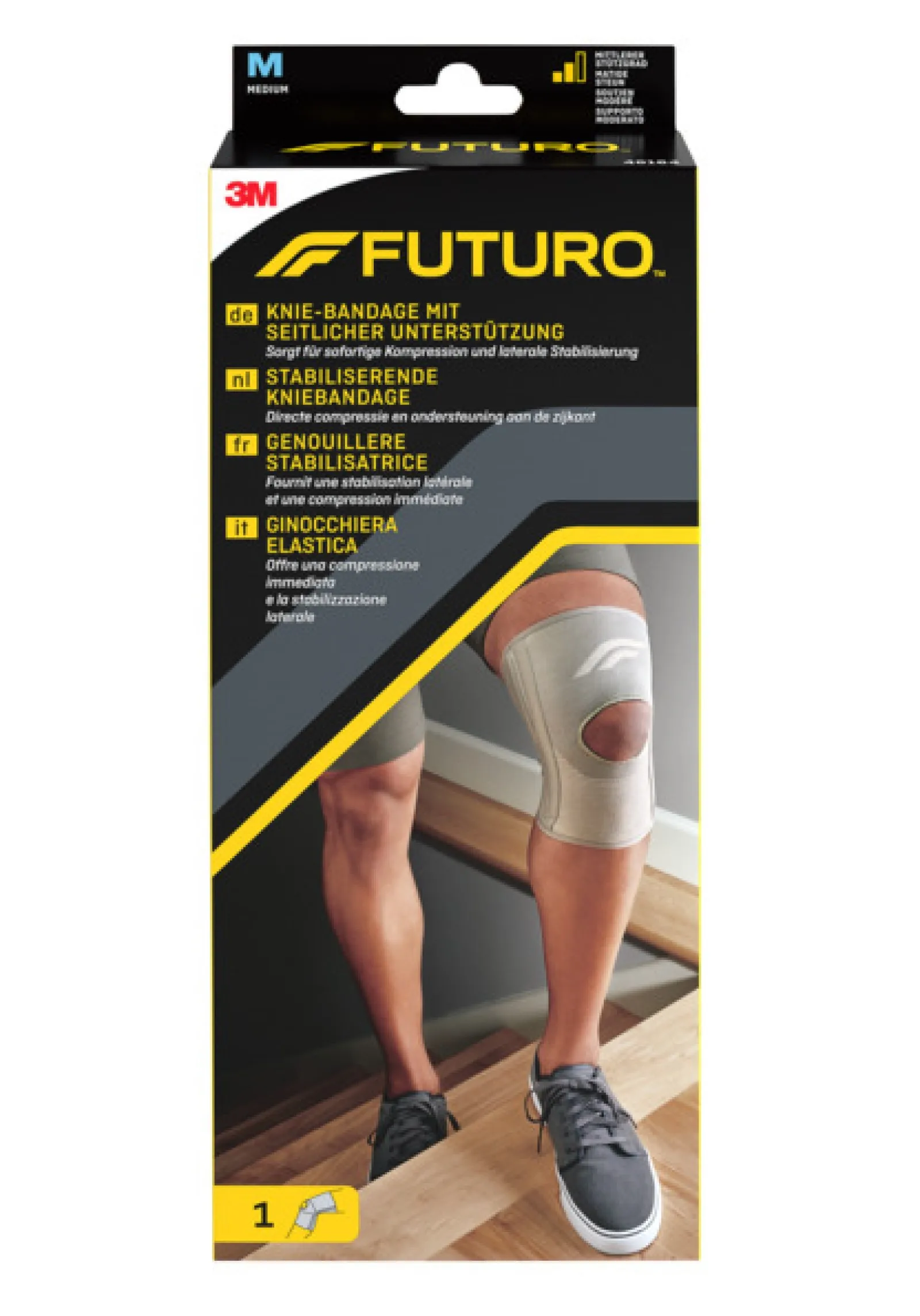 FUTURO™ Knie-Bandage mit seitlicher Unterstützung M (36.8 - 43.2 cm)