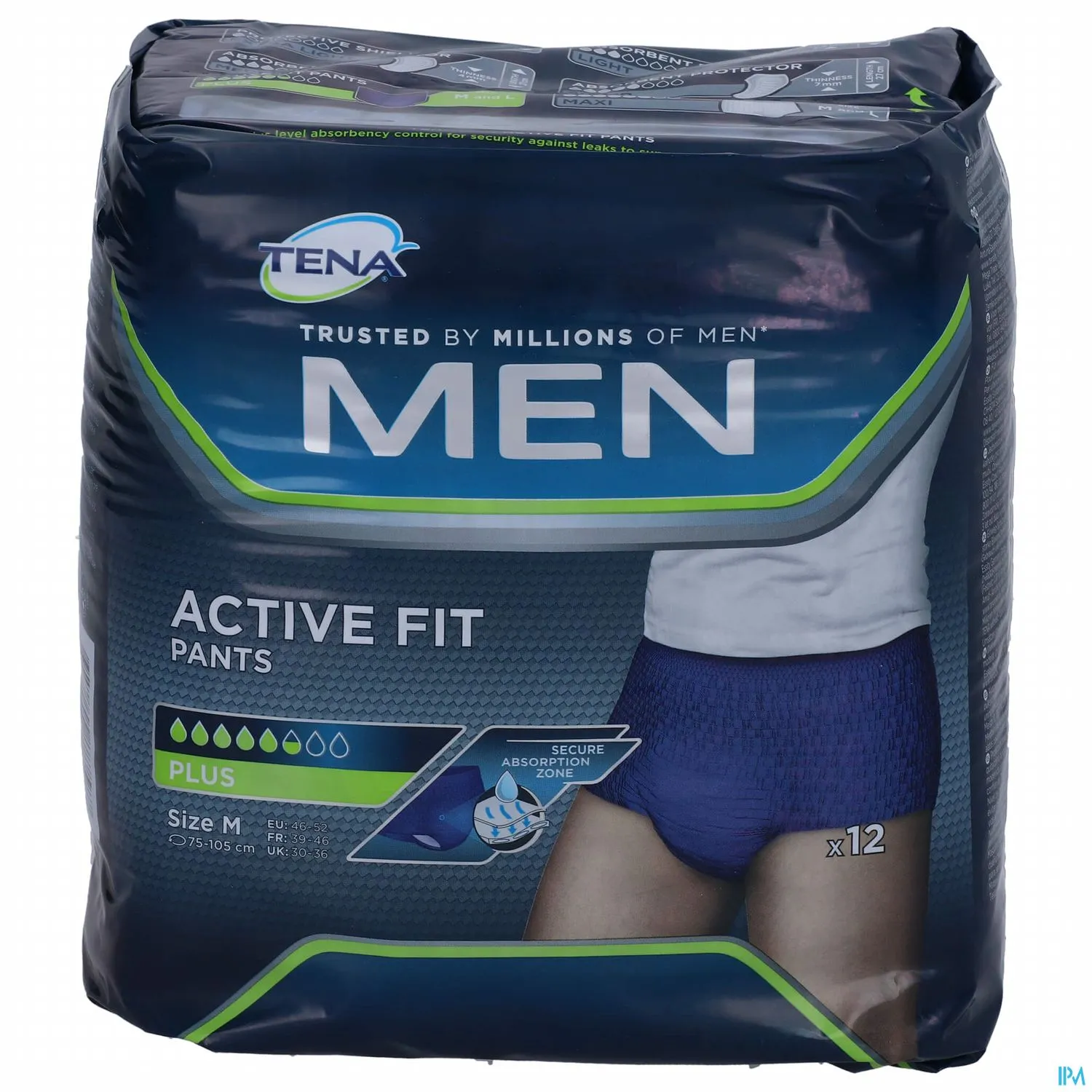 Inkontinenz Tena Men/active Fit Pants S/m Blau 12st