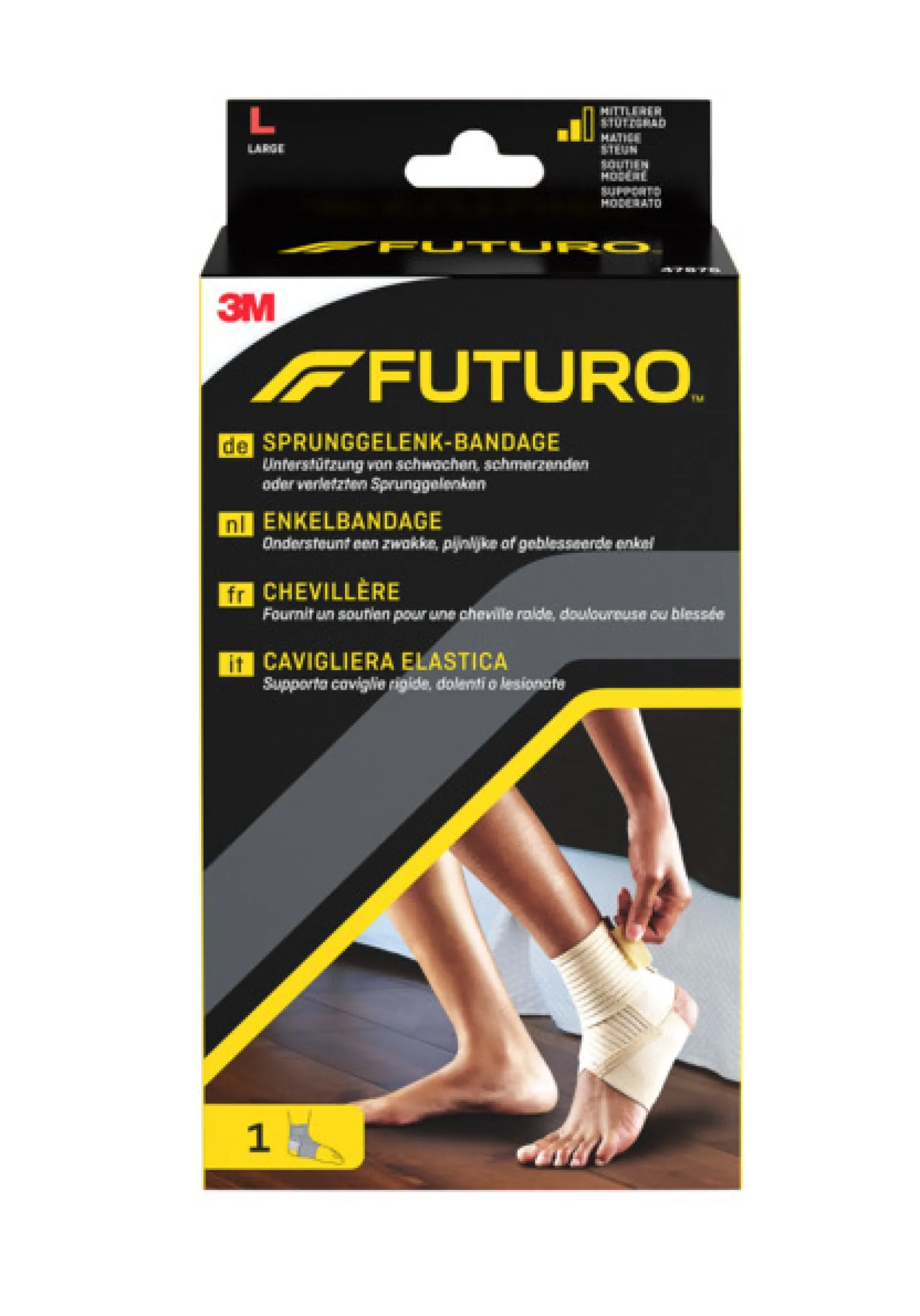 FUTURO™ Sprunggelenk-Bandage, L (22.9 - 25.4 cm)