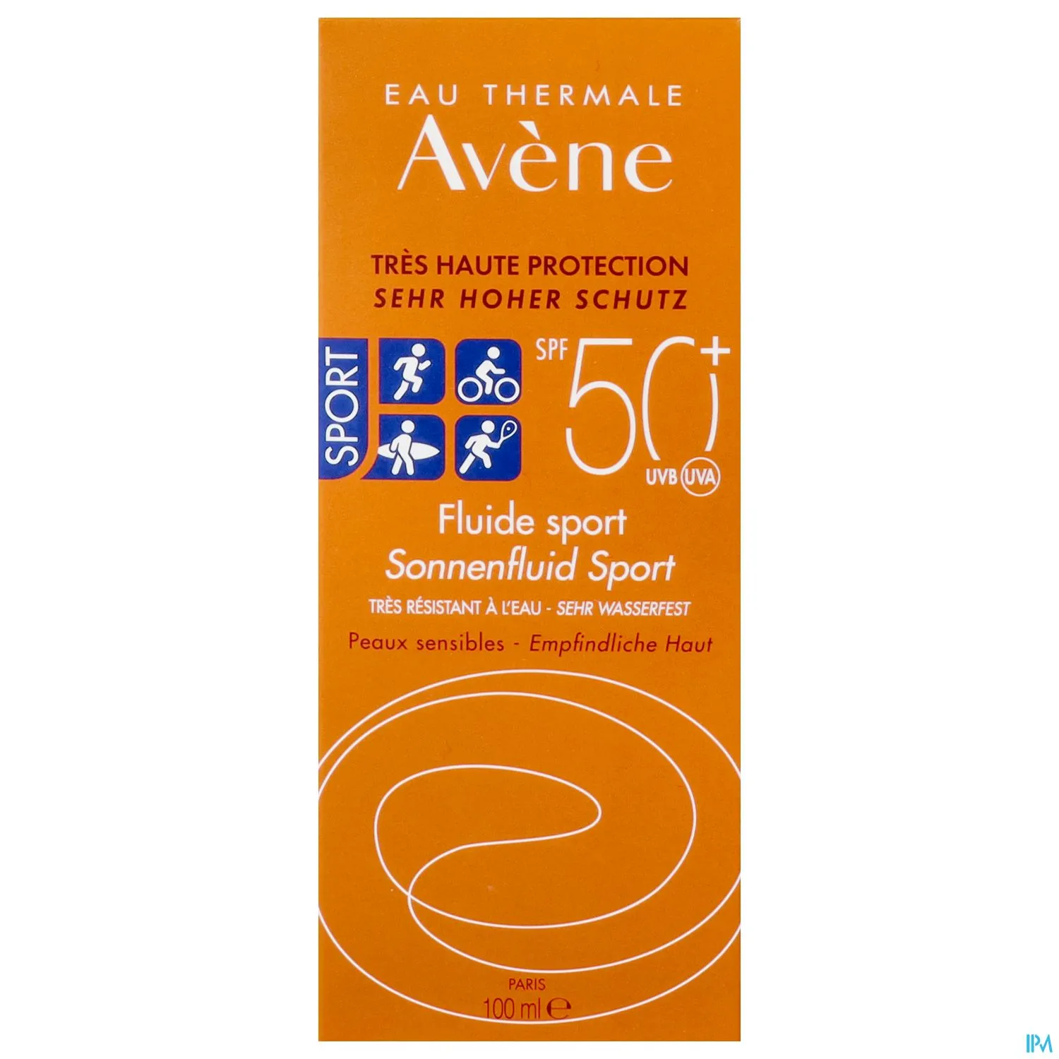 Sonnenprodukte Avene Sport Fluid 50+ 100ml