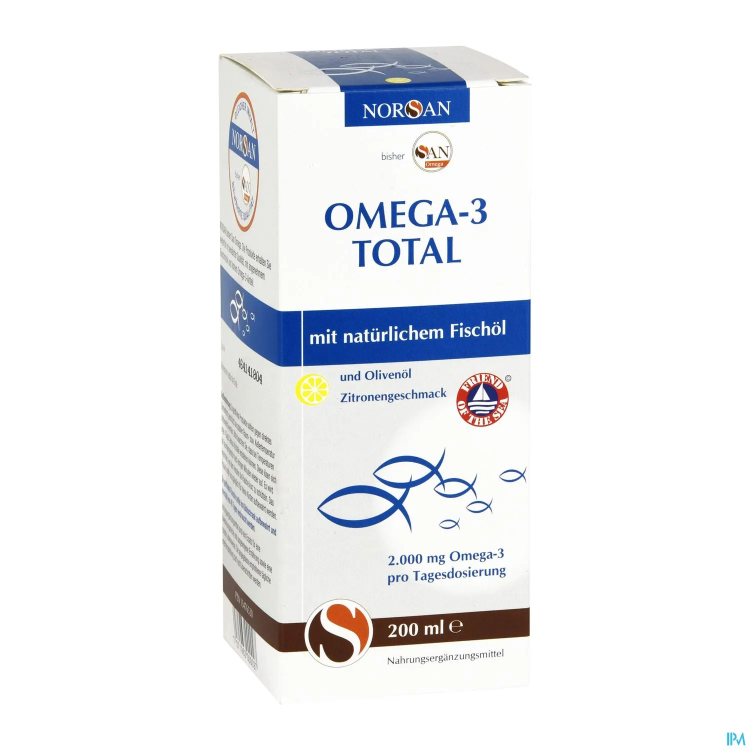 Omega -3 Norsan Oel/total Zitr.geschm.,hochd. 200ml