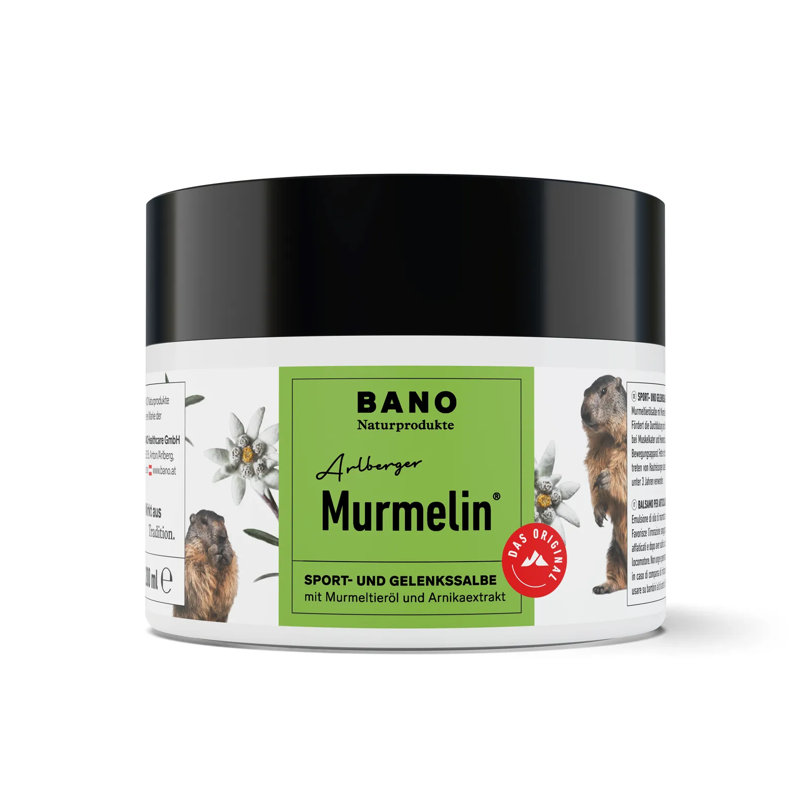 Arlberger Murmelin Sport- und Gelenkssalbe 200ml