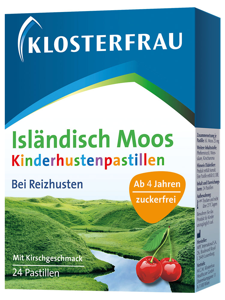 Klosterfrau Isländisch Moos Kinderhustenpastillen