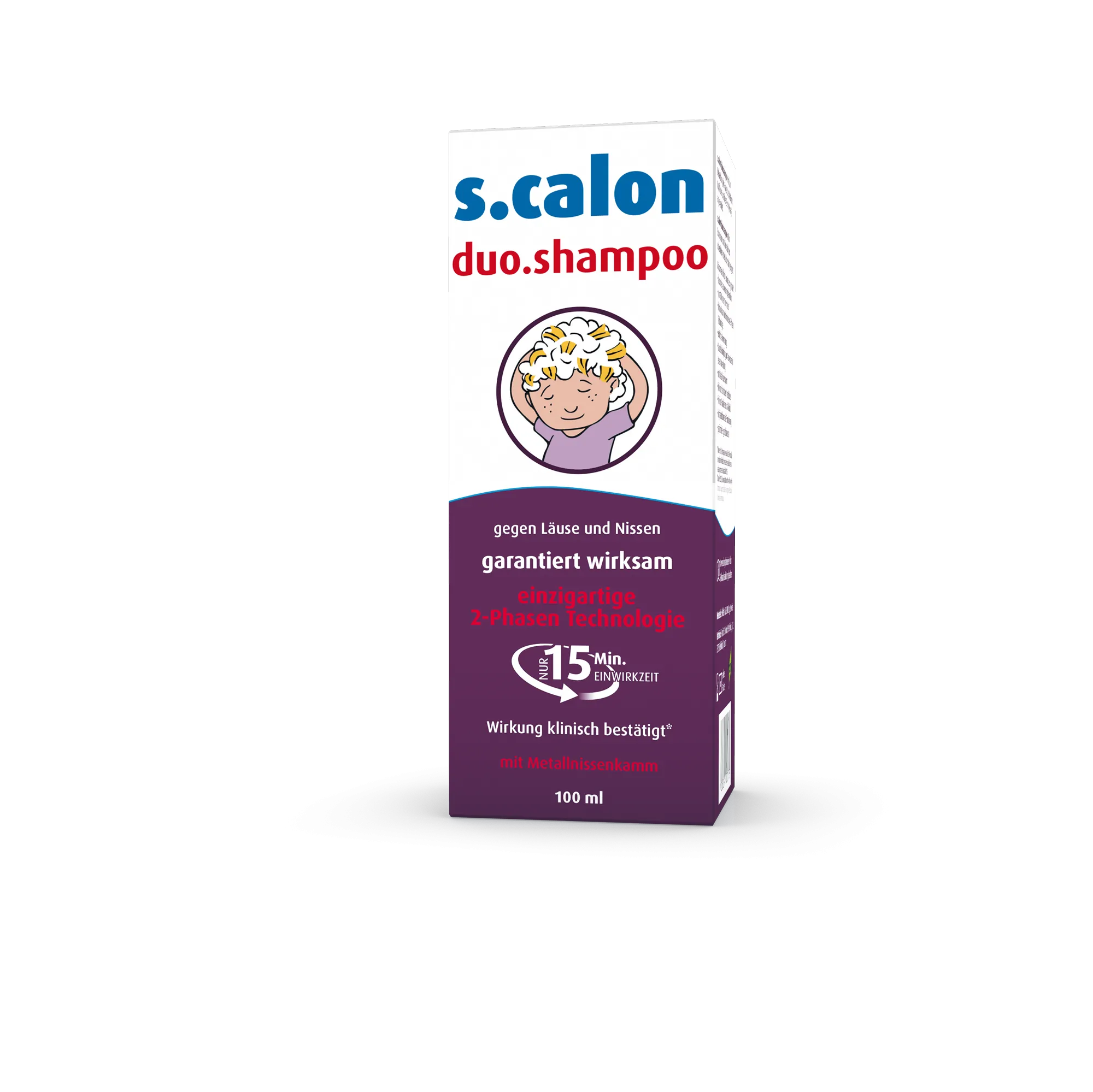 s.calon DUO Shampoo mit Nissenkamm