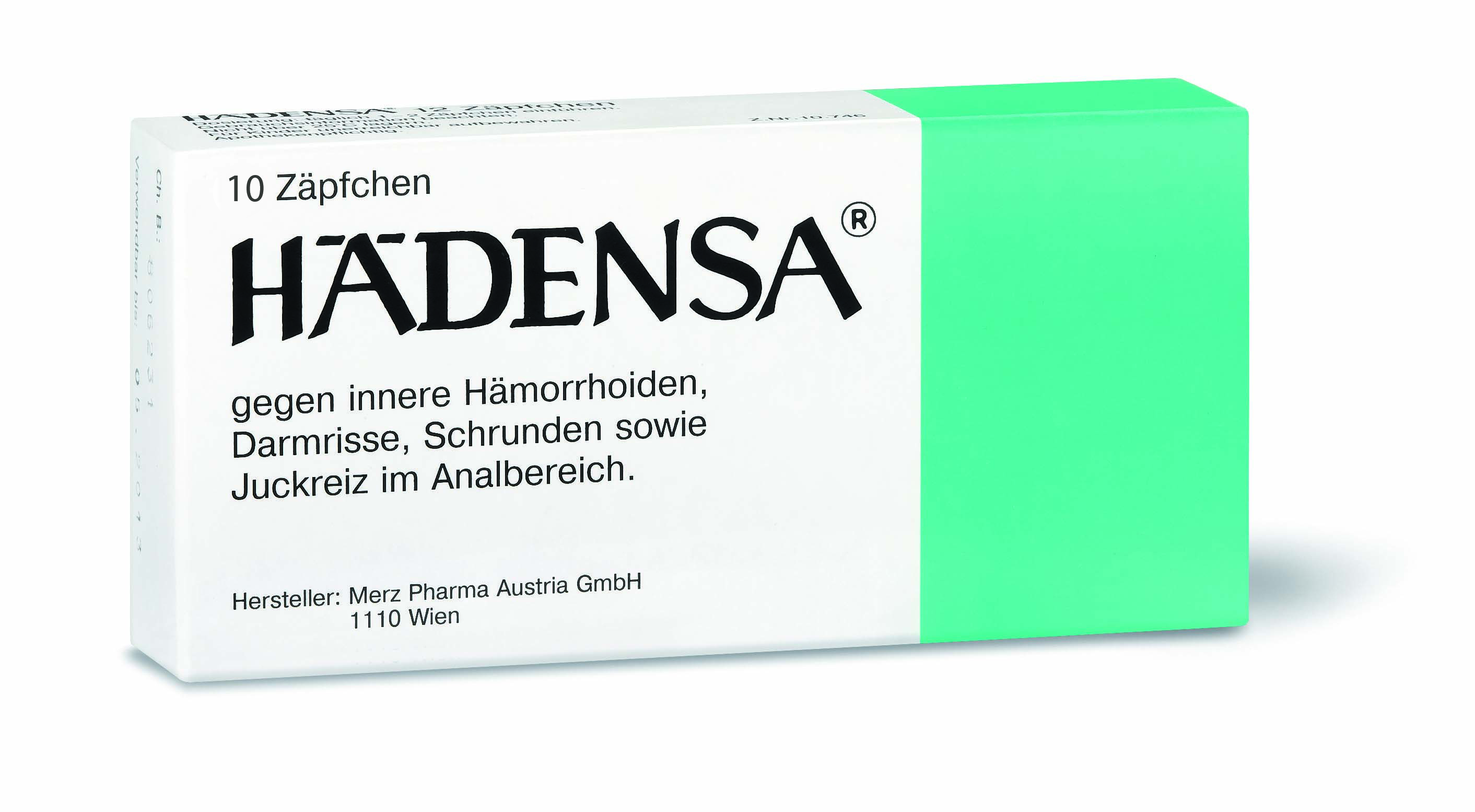 HÄDENSA Zäpfchen gegen Hämorrhoiden