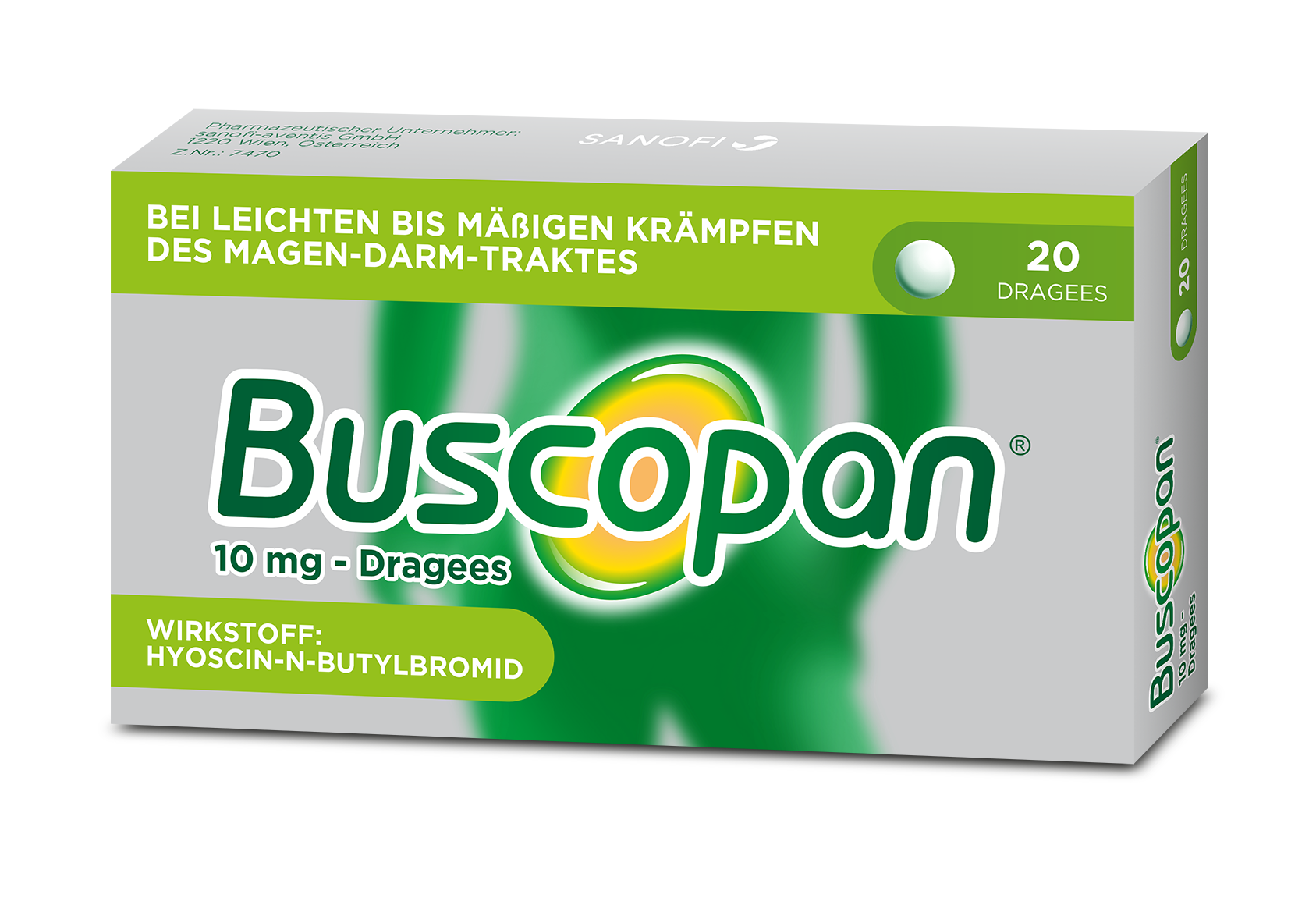 Buscopan® 10 mg – Dragees