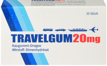 TRAVEL-GUM KAUGUMMI DRAGEE 20MG