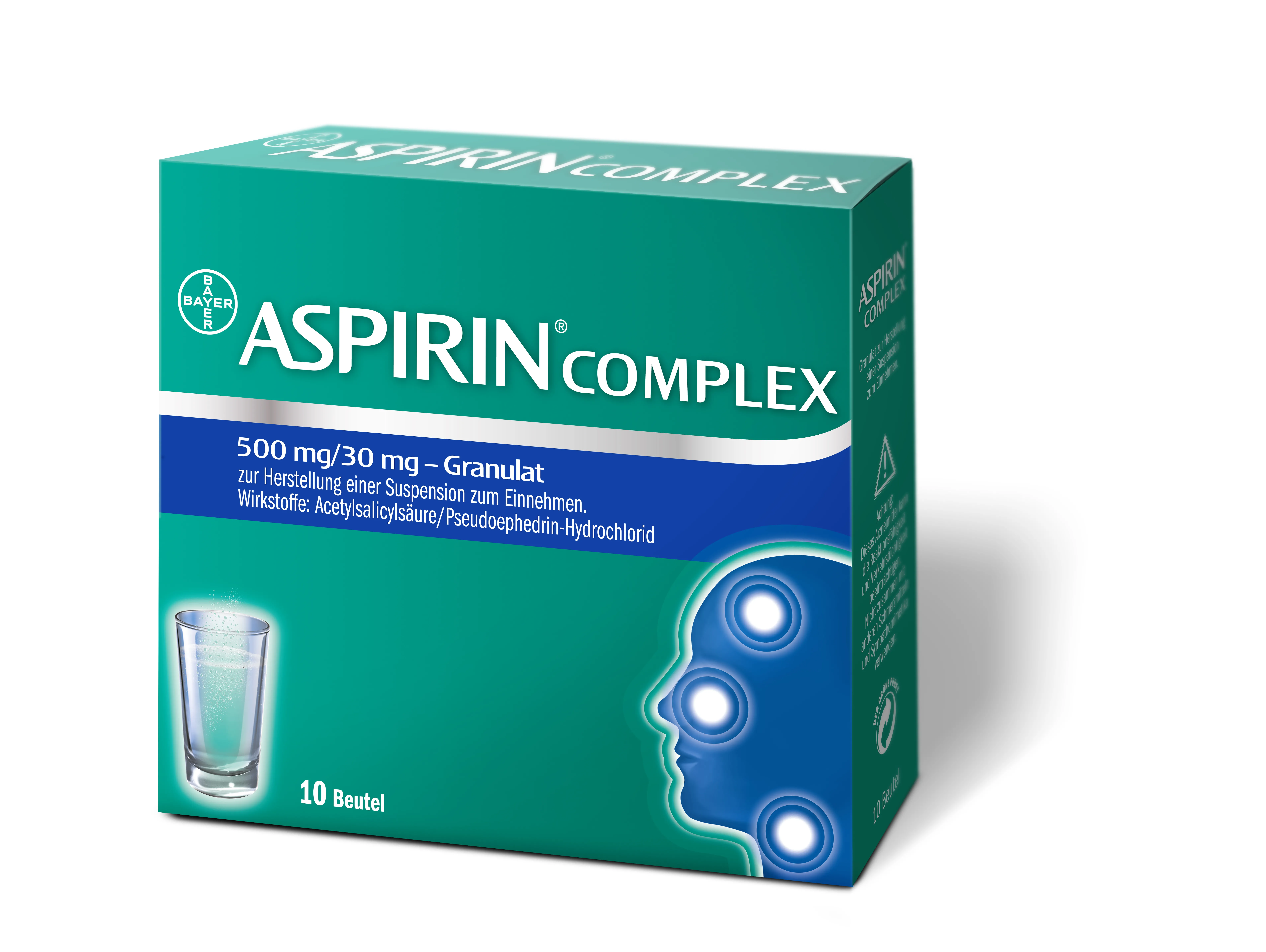 Aspirin Complex Granulat 500/30mg 10 Beutel