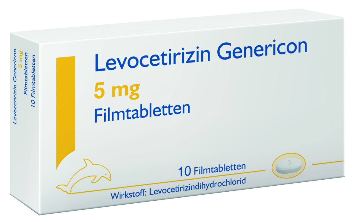 LEVOCETIRIZIN GENERICON FILMTABLETTEN 5MG