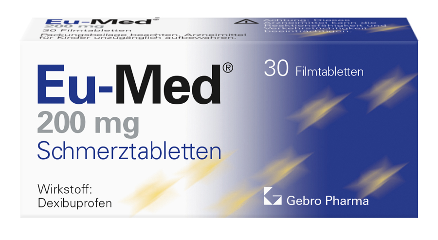 EU-MED SCHMERZTABLETTEN 200MG