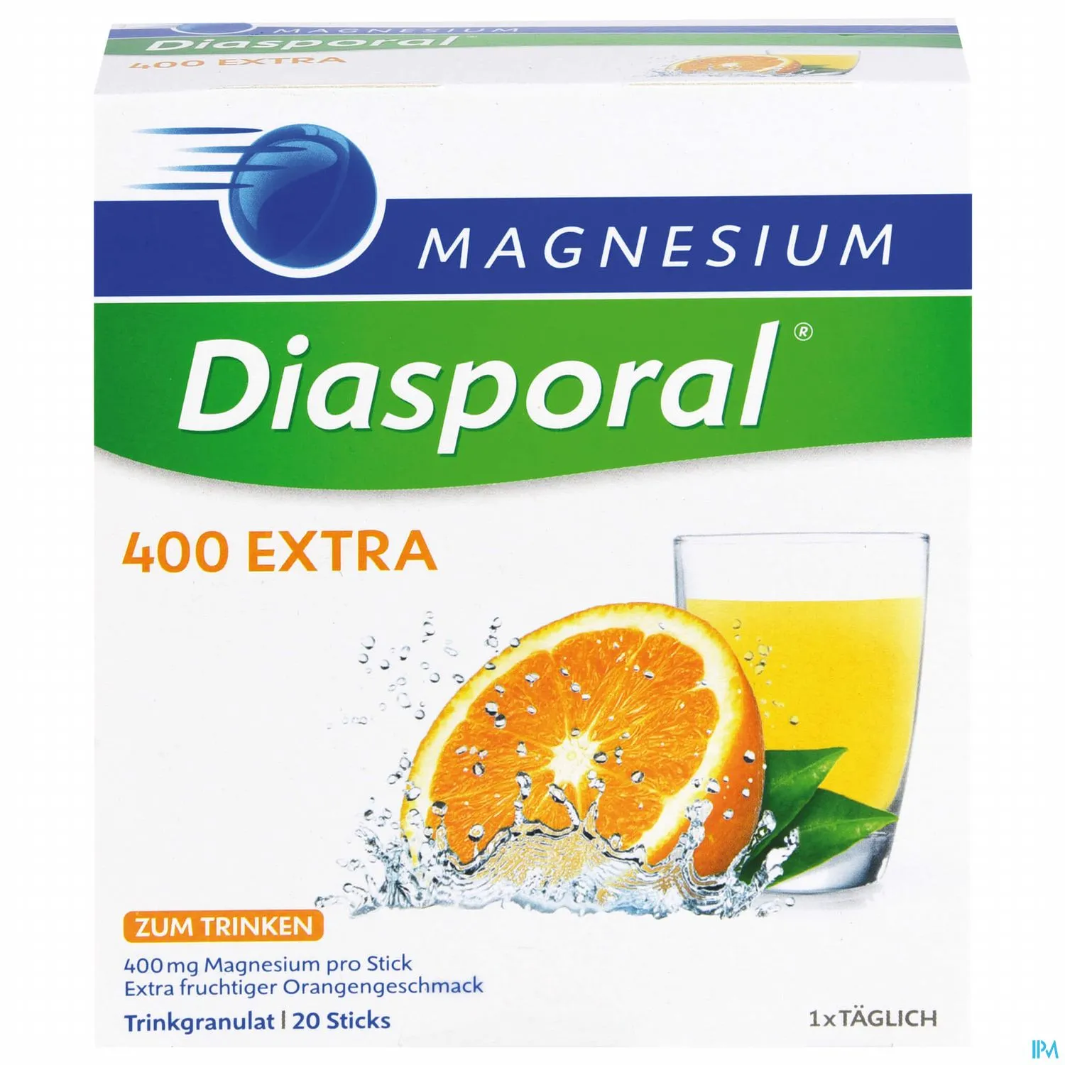 Magnesium Diasporal/400 Extra/trinkgranulat 20st