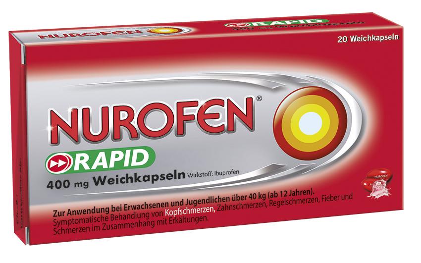 NUROFEN RAPID WKPS 400MG