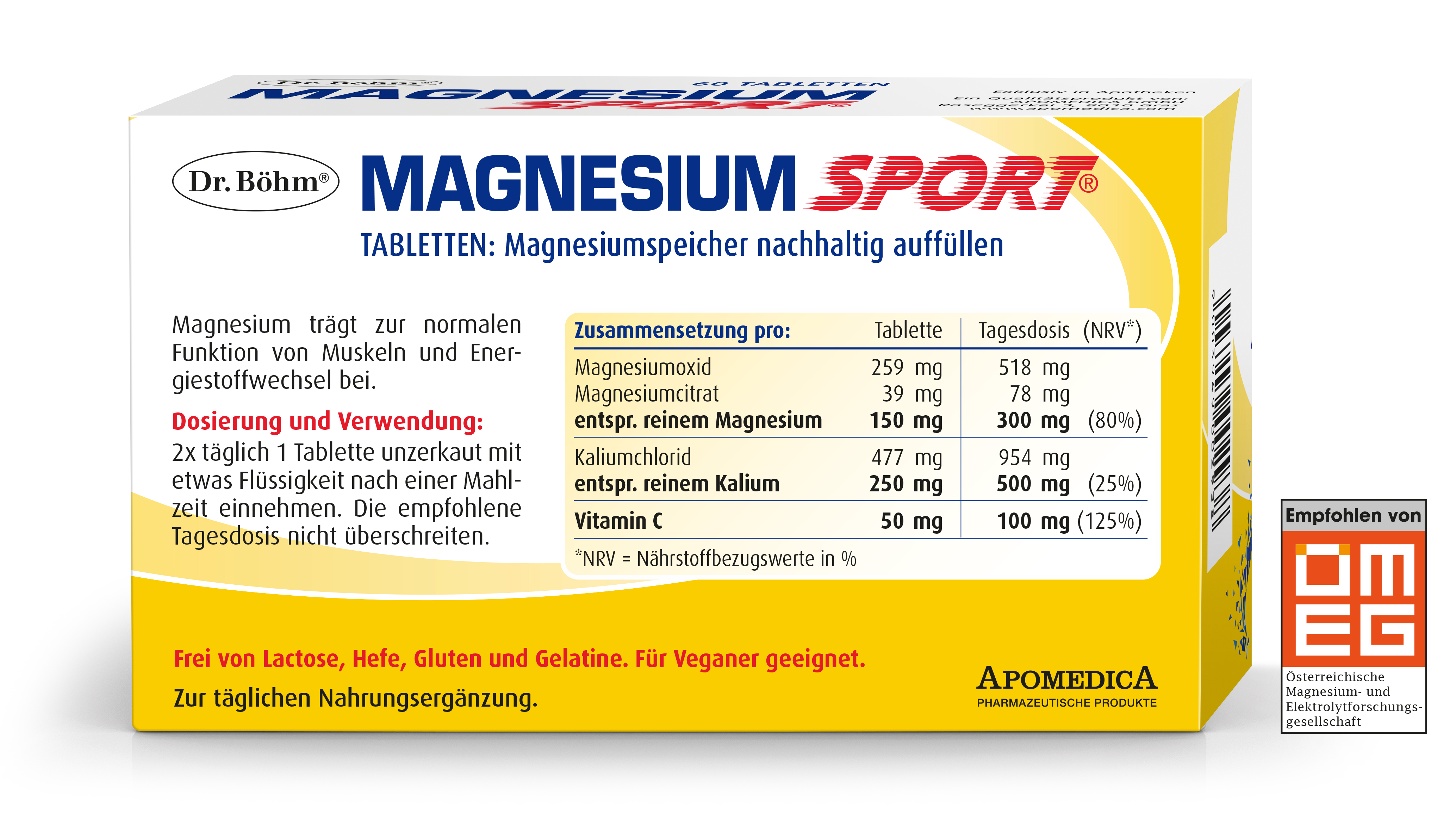 Dr. Böhm Magnesium Sport Tabletten