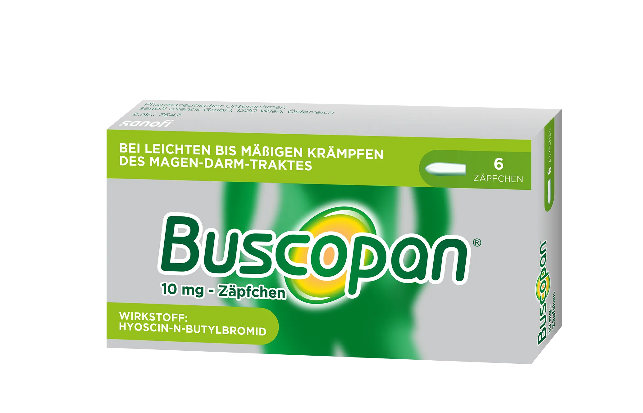 Buscopan Zäpfchen 10mg 6 Stück