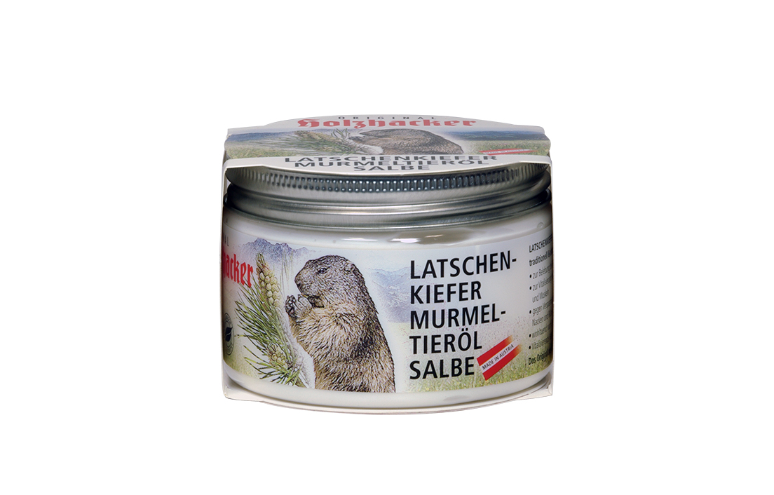 LATSCHENKIEFER MURMELTIERÖL SALBE HOLZHACKER
