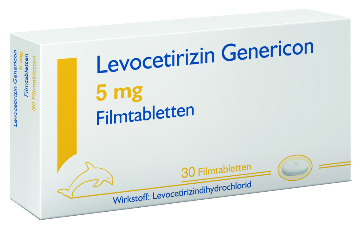 LEVOCETIRIZIN GENERICON FILMTABLETTEN 5MG