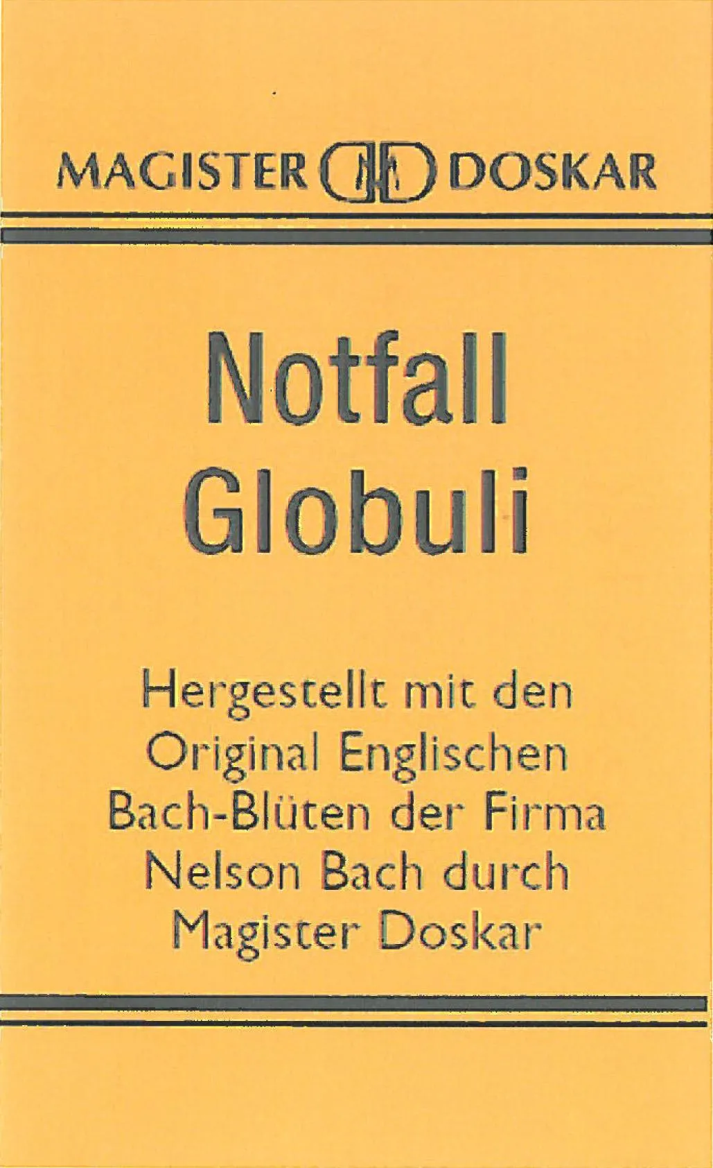 Bachblüten Original Rescue Globuli