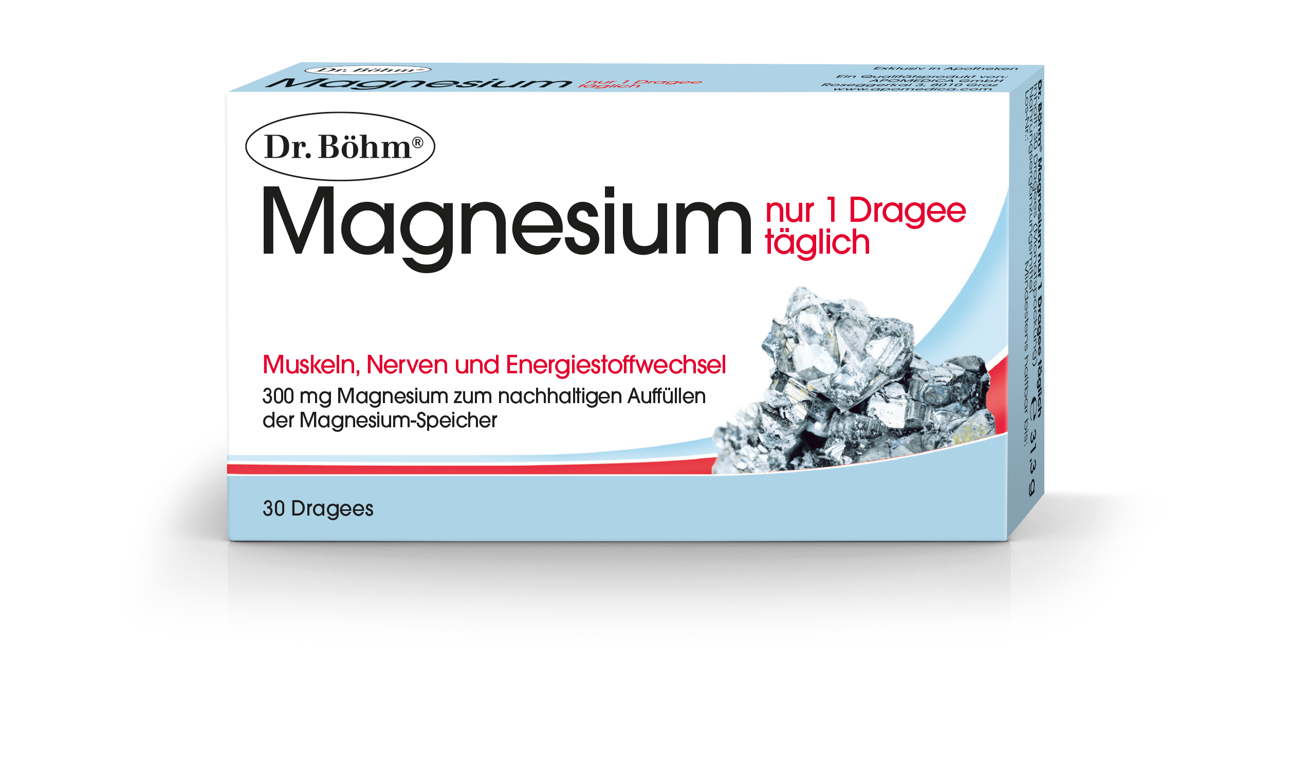 Dr. Böhm Magnesium nur 1 Dragee täglich