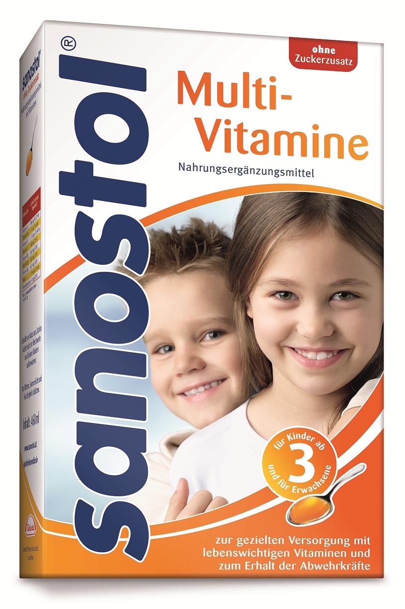 Sanostol® Multi-Vitamine Saft ohne Zucker