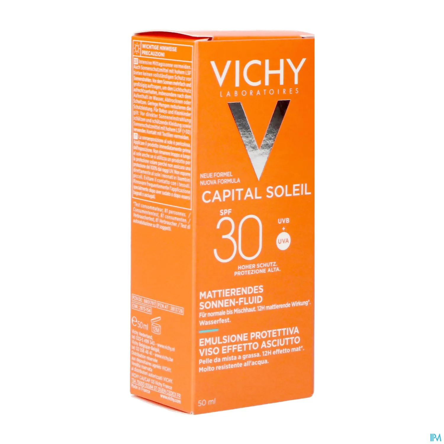 Sonnenprodukte Vichy Ideal Soleil Fluid Lsf30 Dry 50ml