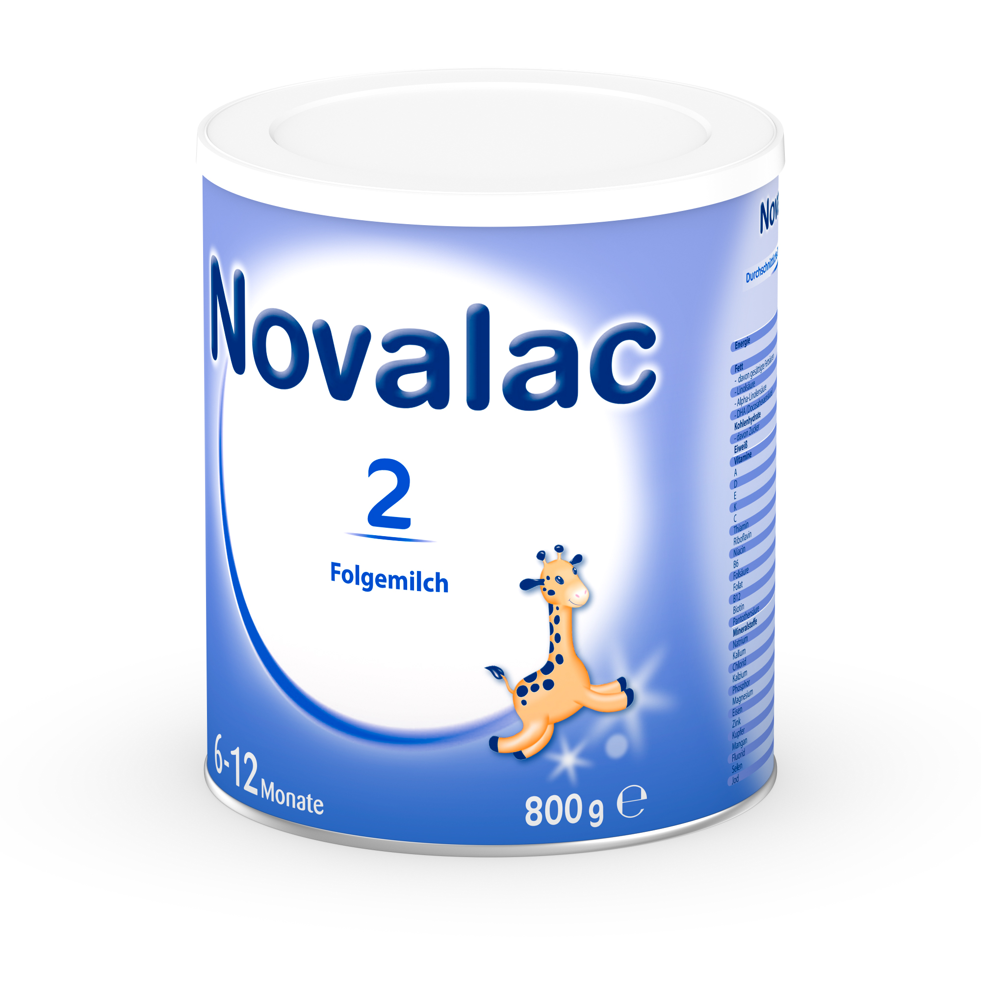 Novalac 2 800 g Universelle Milchnahrung